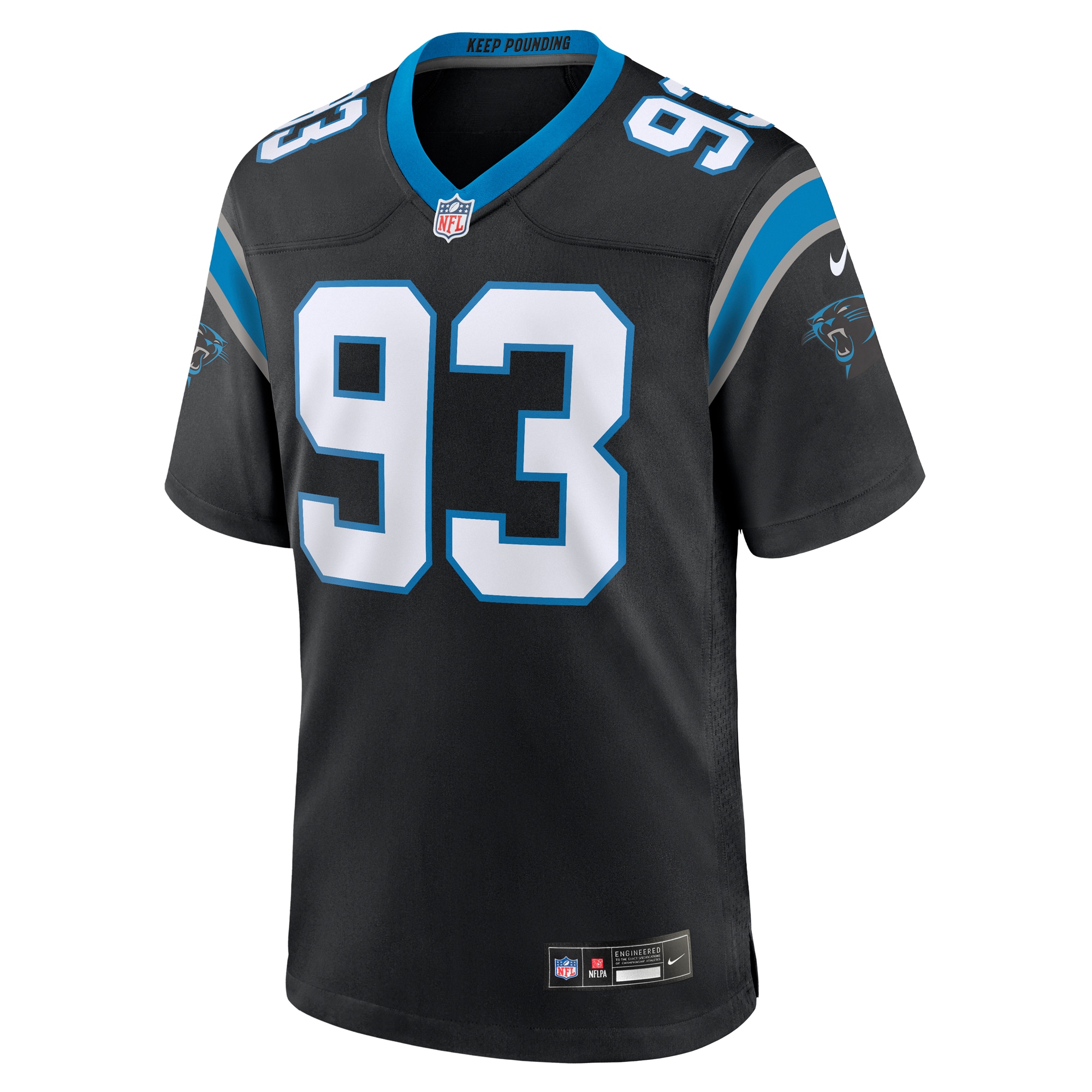 LaBryan Ray Carolina Panthers Nike Team Game Jersey - Black - vstockx