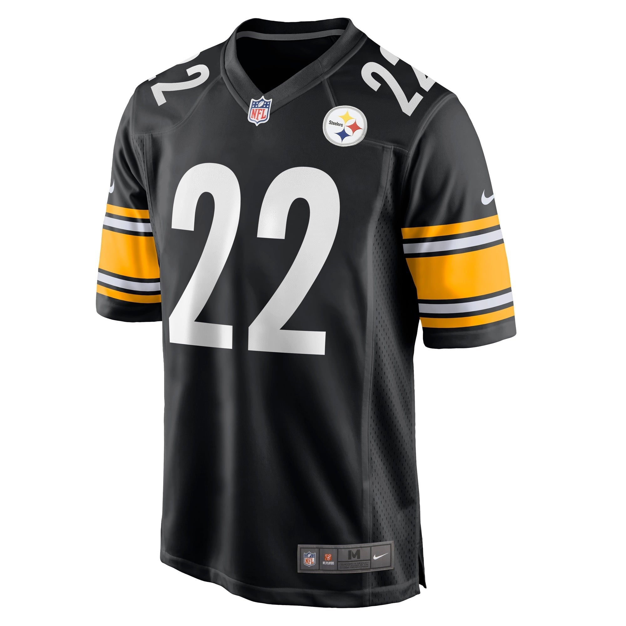 Men's Nike Najee Harris Black Pittsburgh Steelers Player Game Jersey - vstockx