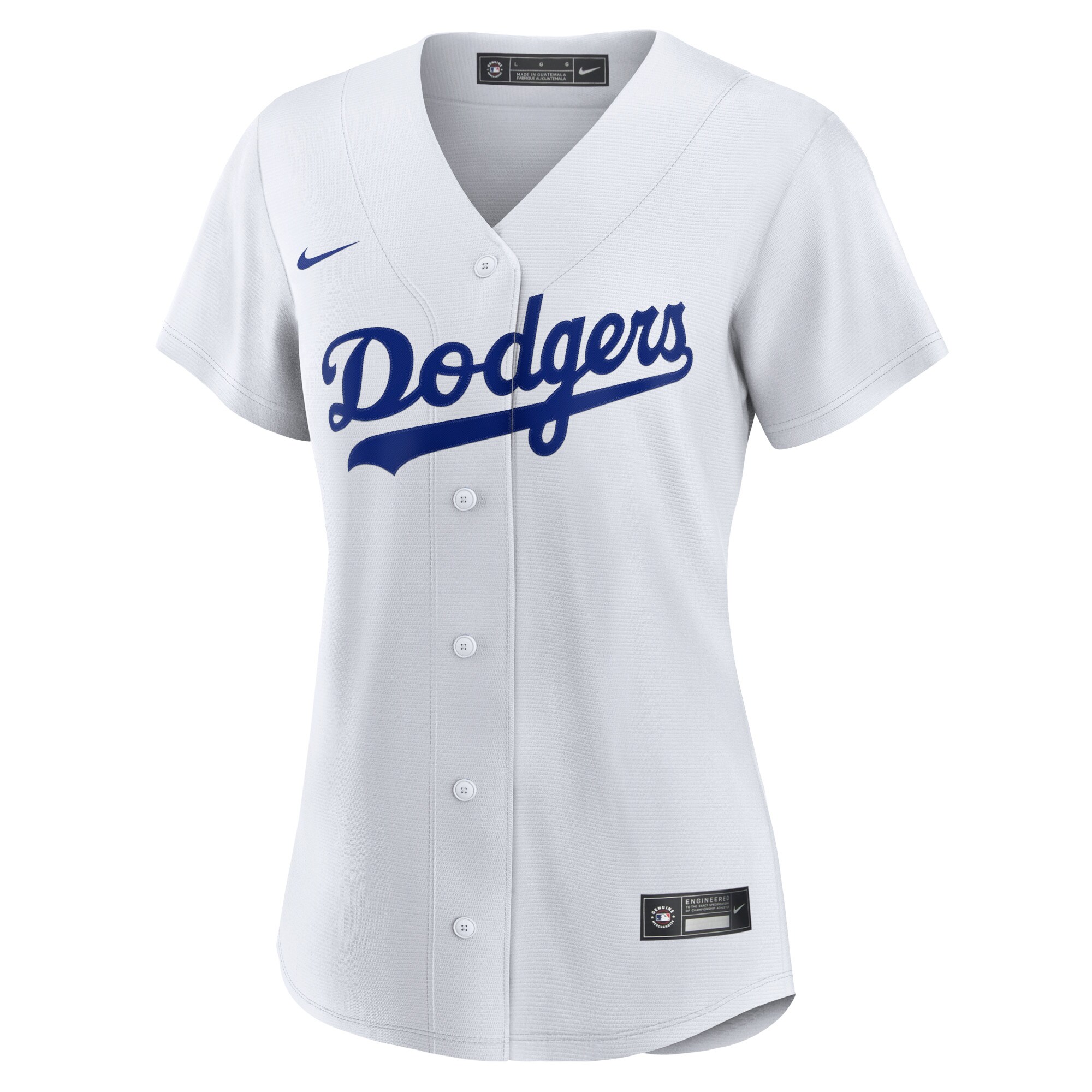 Los Angeles Dodgers Nike Women's Home Blank Replica Jersey - White - vstockx