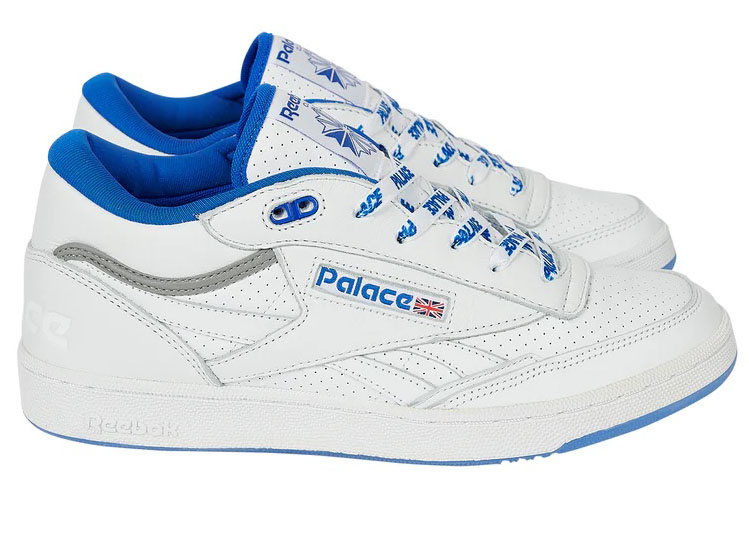 Reebok Club C Mid II Revenge Palace White Court Blue - vstockx