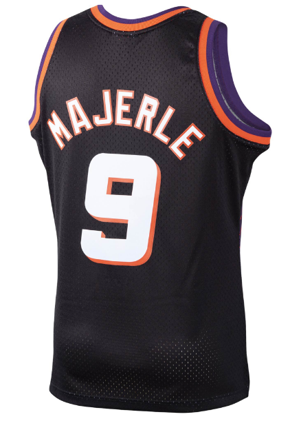 Men's Phoenix Suns Dan Marjerle Mitchell & Ness Black Hardwood Classics Swingman Jersey - vstockx