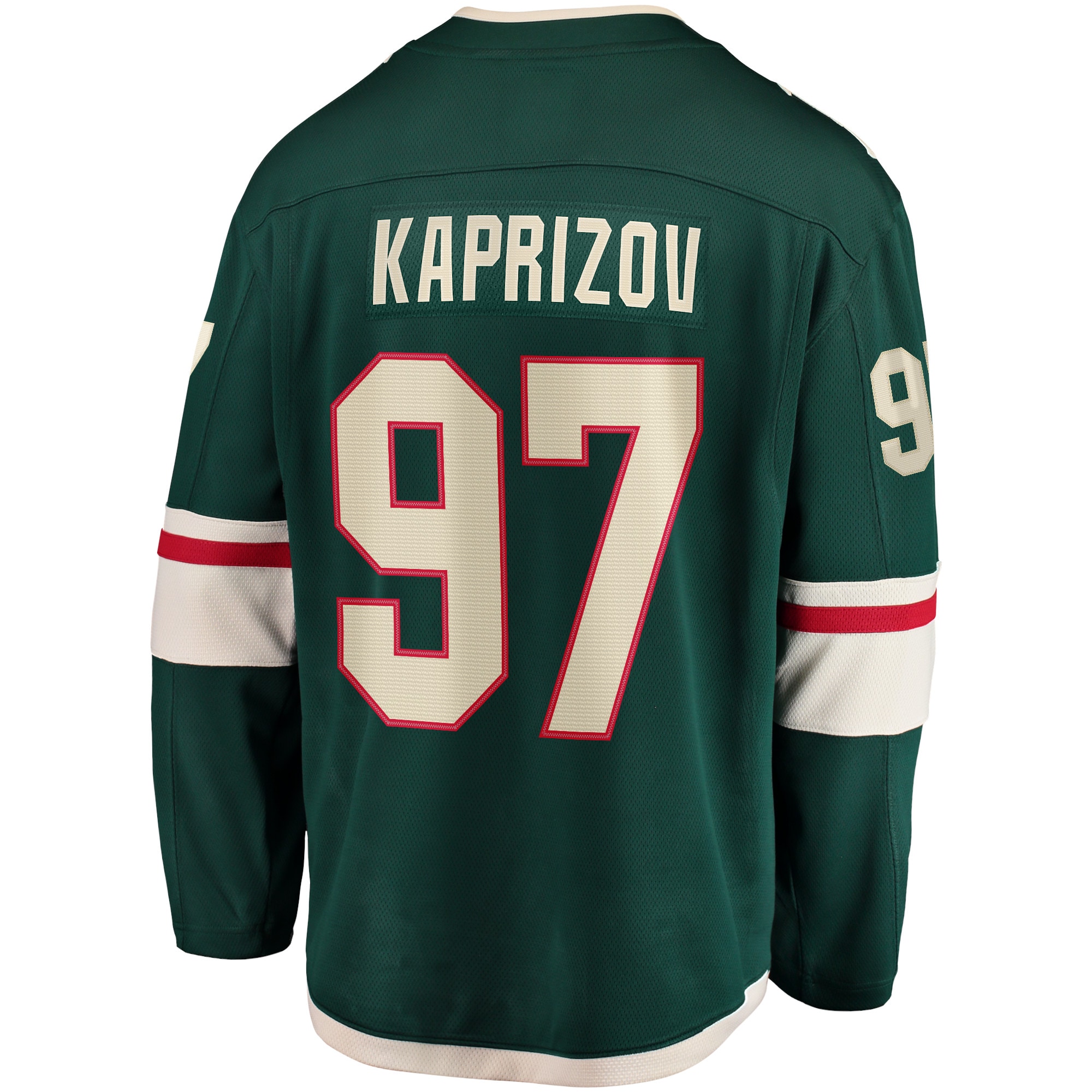 Kirill Kaprizov Minnesota Wild Fanatics Branded Home Premier Breakaway Player Jersey - Green - vstockx