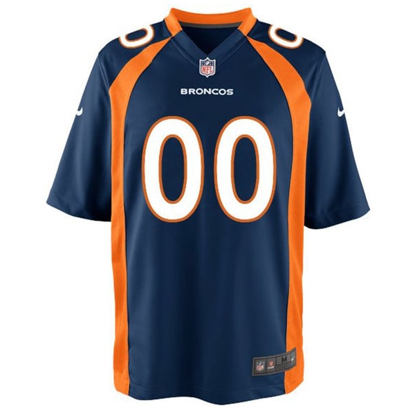 Denver Broncos Nike Youth Game Custom Jersey - Navy - vstockx