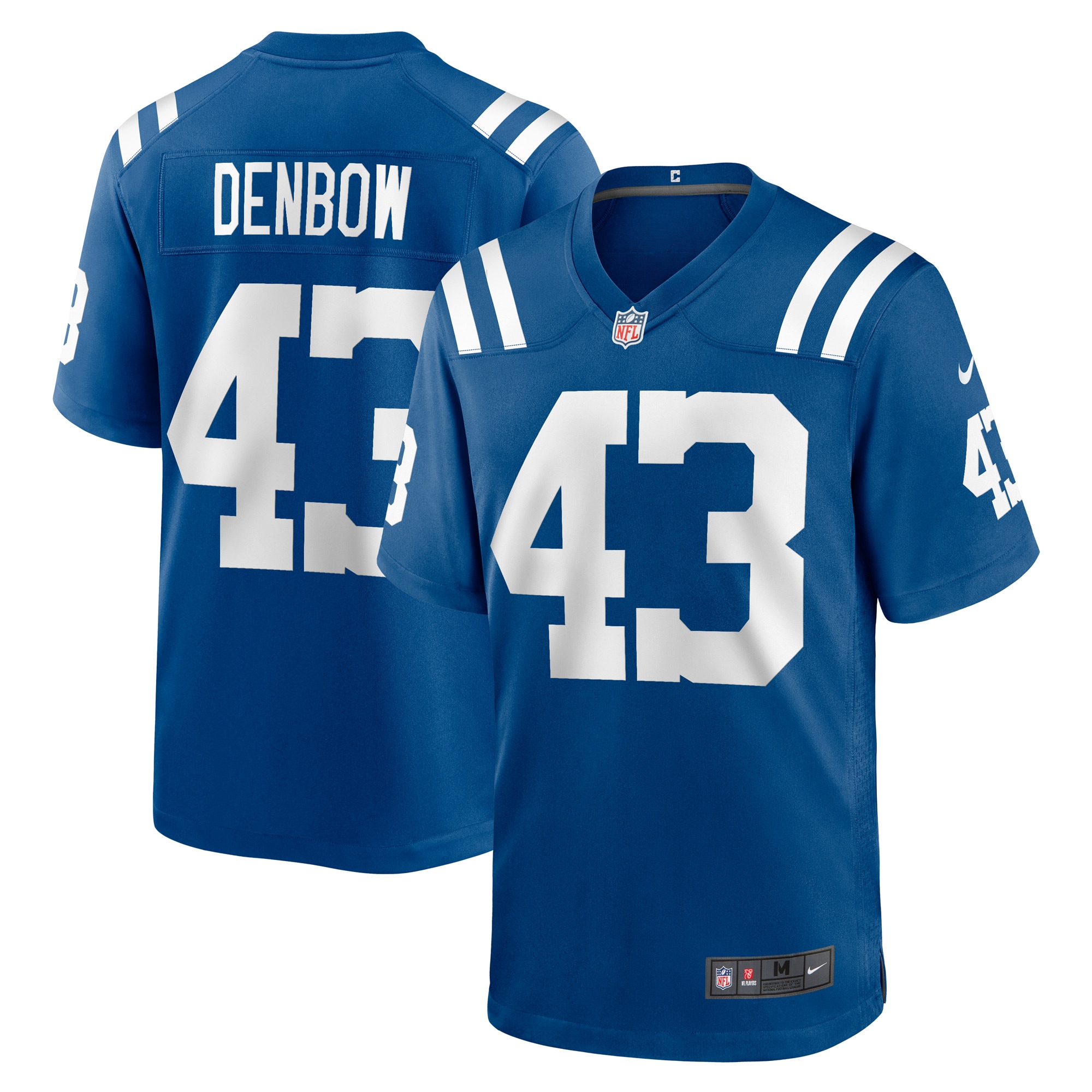 Trevor Denbow Indianapolis Colts Nike Game Player Jersey - Royal - vstockx