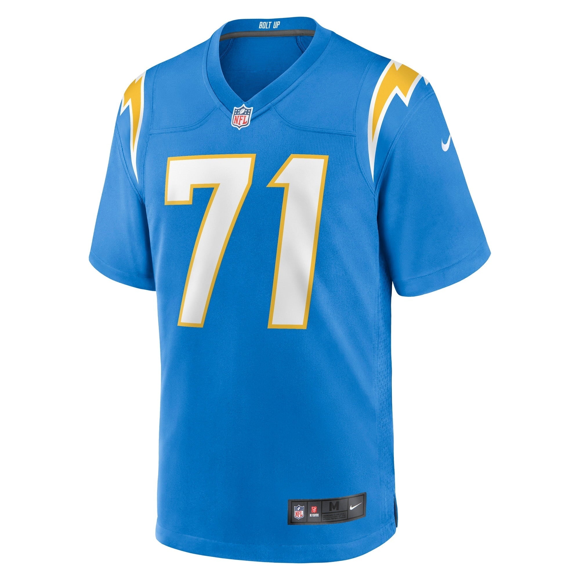 Men's Nike Matt Feiler Powder Blue Los Angeles Chargers Game Player Jersey - vstockx