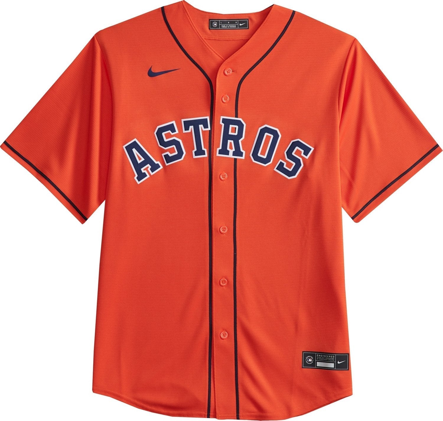 Nike Men's Houston Astros Blank Official Replica Alt Jersey - vstockx