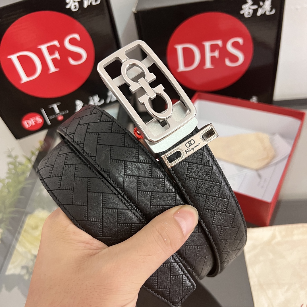 Streetwear Belt Ferragamo 320237 size:3.5cm - vstockx