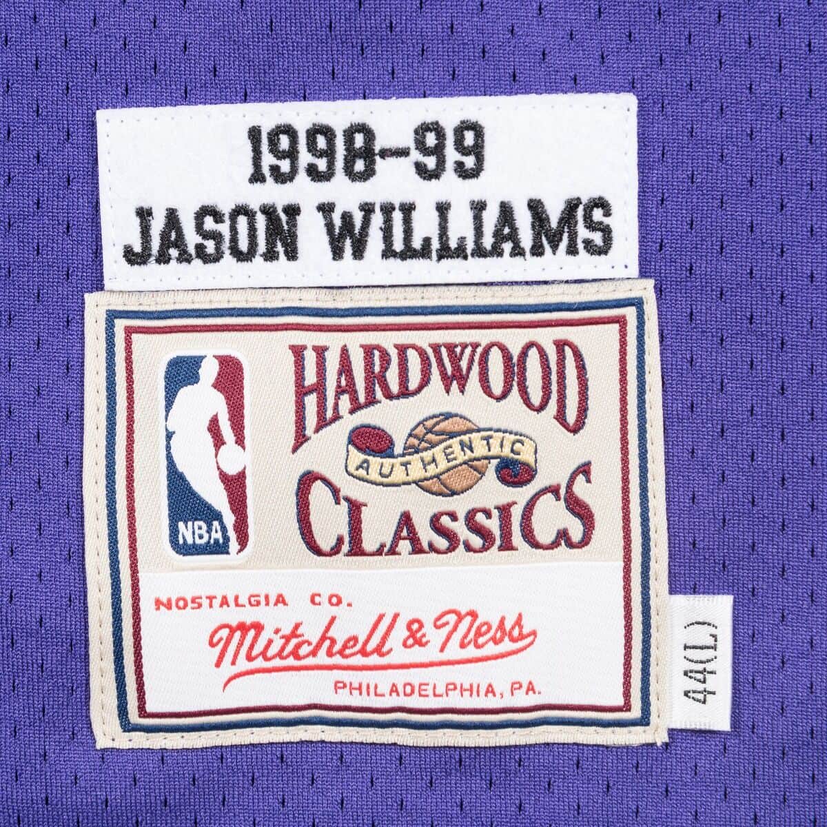 Jason Williams 1998-99 Sacramento Kings Alternate Authentic Jersey - vstockx
