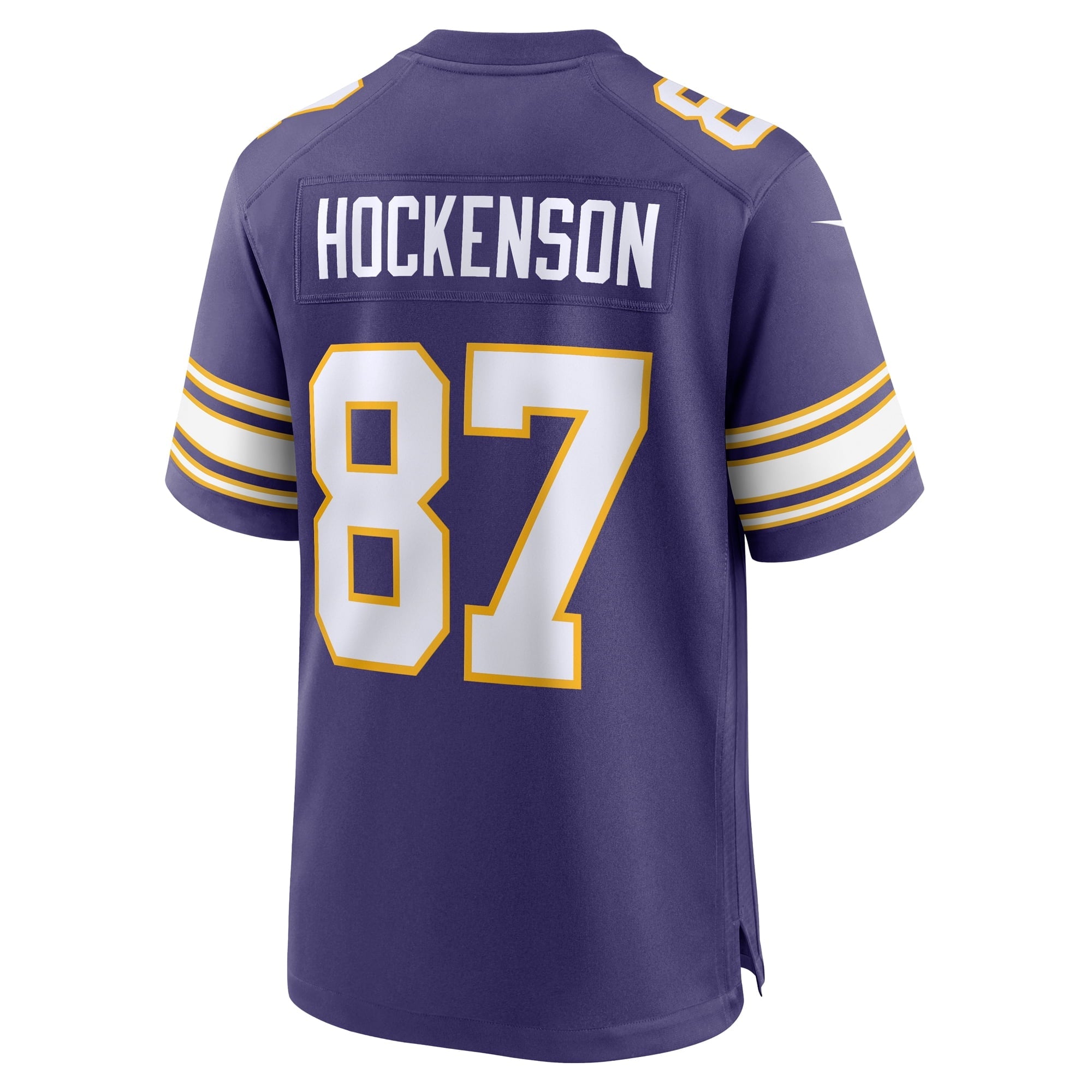 Men's Nike T.J. Hockenson Purple Minnesota Vikings Classic Player Game Jersey - vstockx