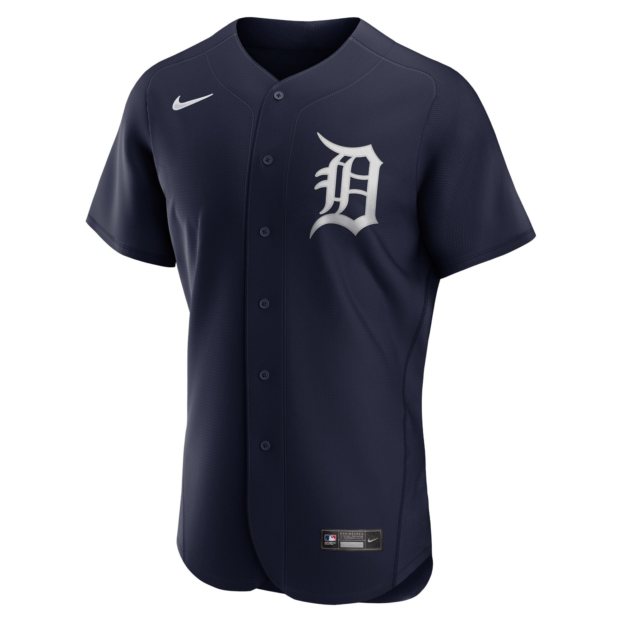 Men's Nike Navy Detroit Tigers Alternate Logo Authentic Team Jersey - vstockx