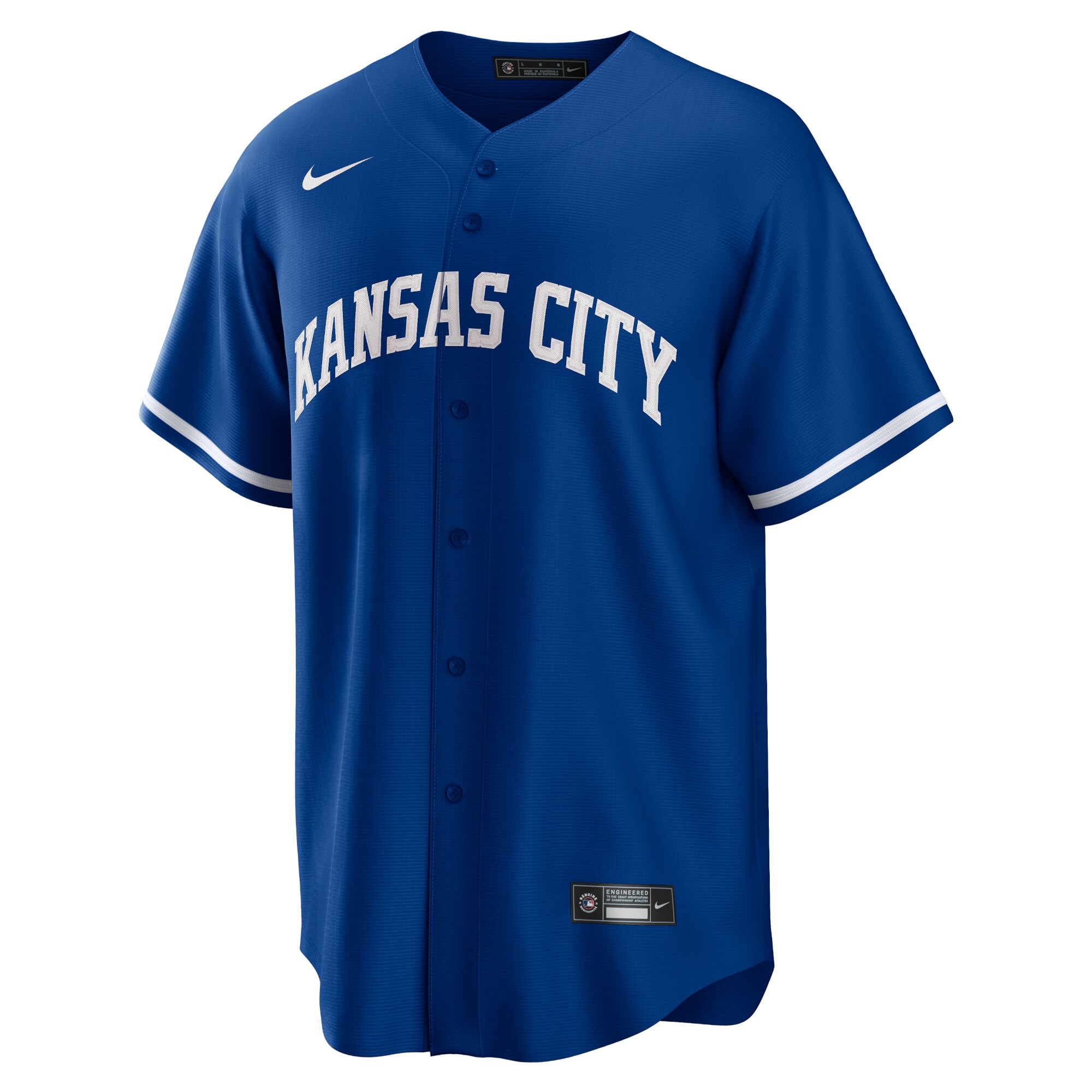 Kansas City Royals Nike Alternate Replica Team Jersey - Royal - vstockx