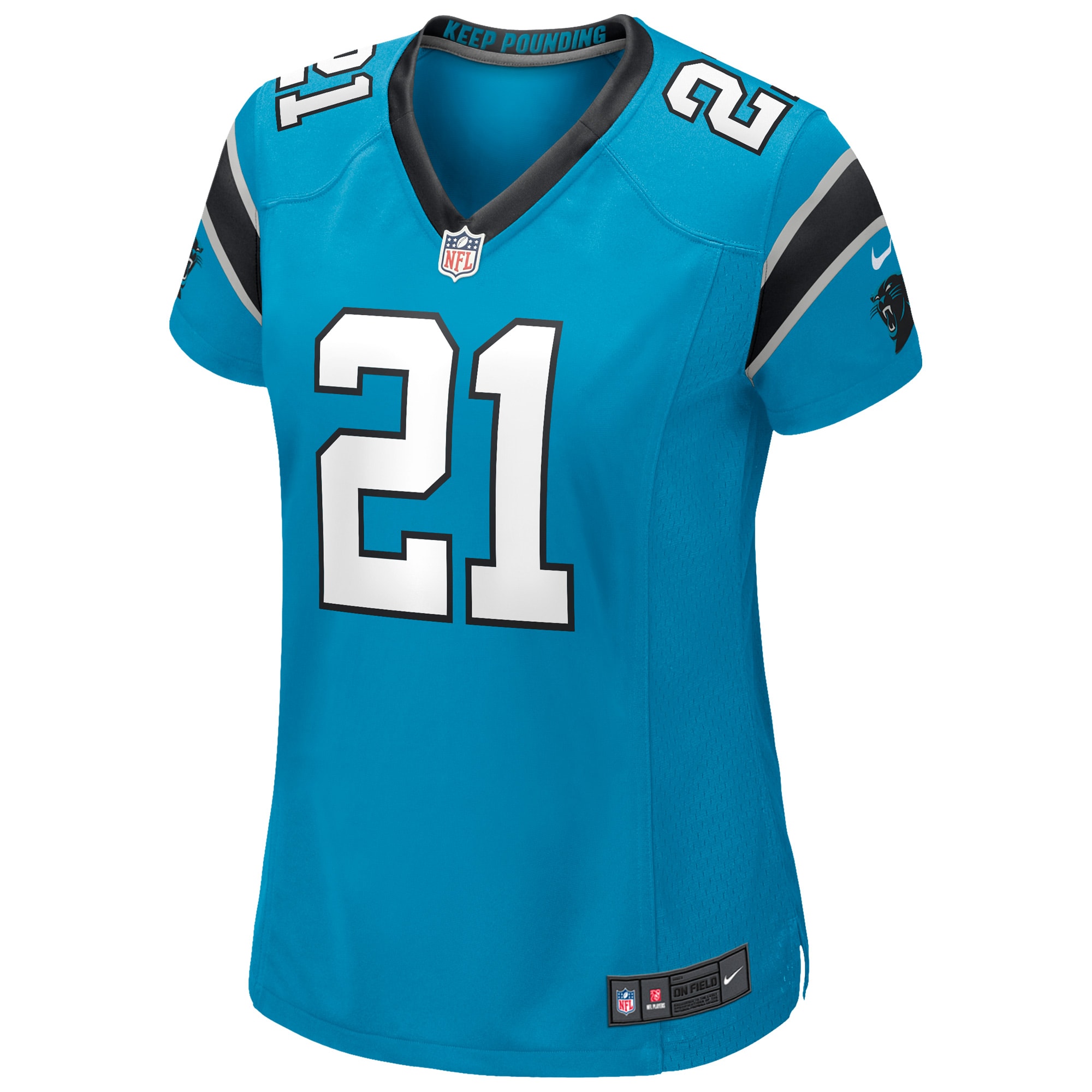 Jeremy Chinn Carolina Panthers Nike Women's Game Jersey - Blue - vstockx