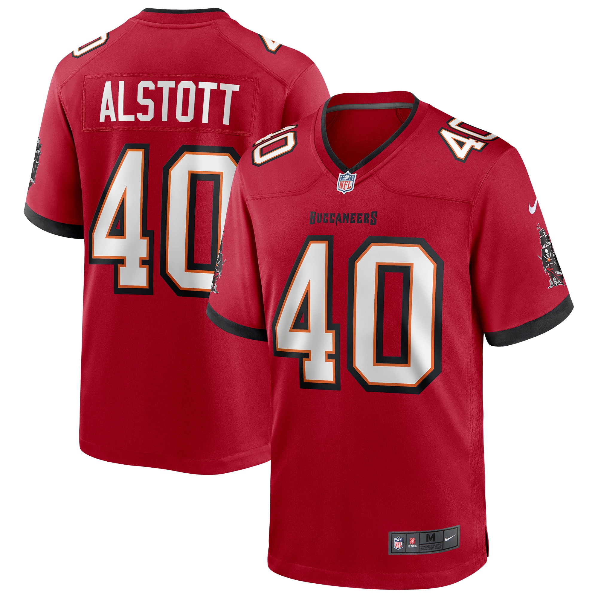 Mike Alstott Tampa Bay Buccaneers Nike Retired Player Game Jersey - Red - vstockx