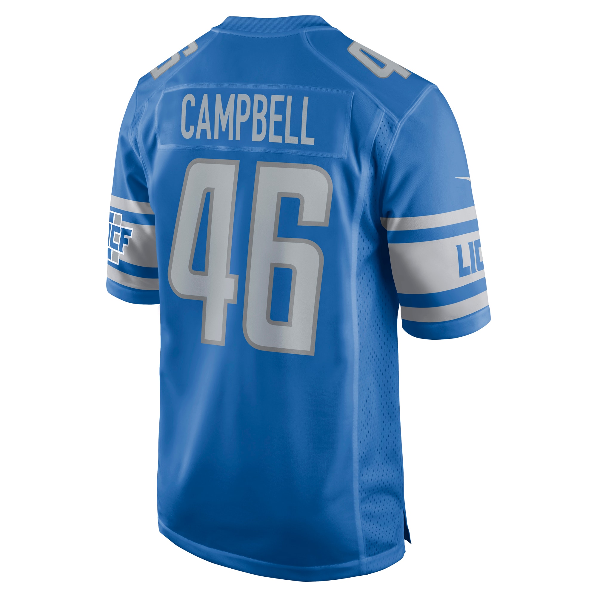 Jack Campbell Detroit Lions Nike 2023 NFL Draft First Round Pick Game Jersey - Blue - vstockx