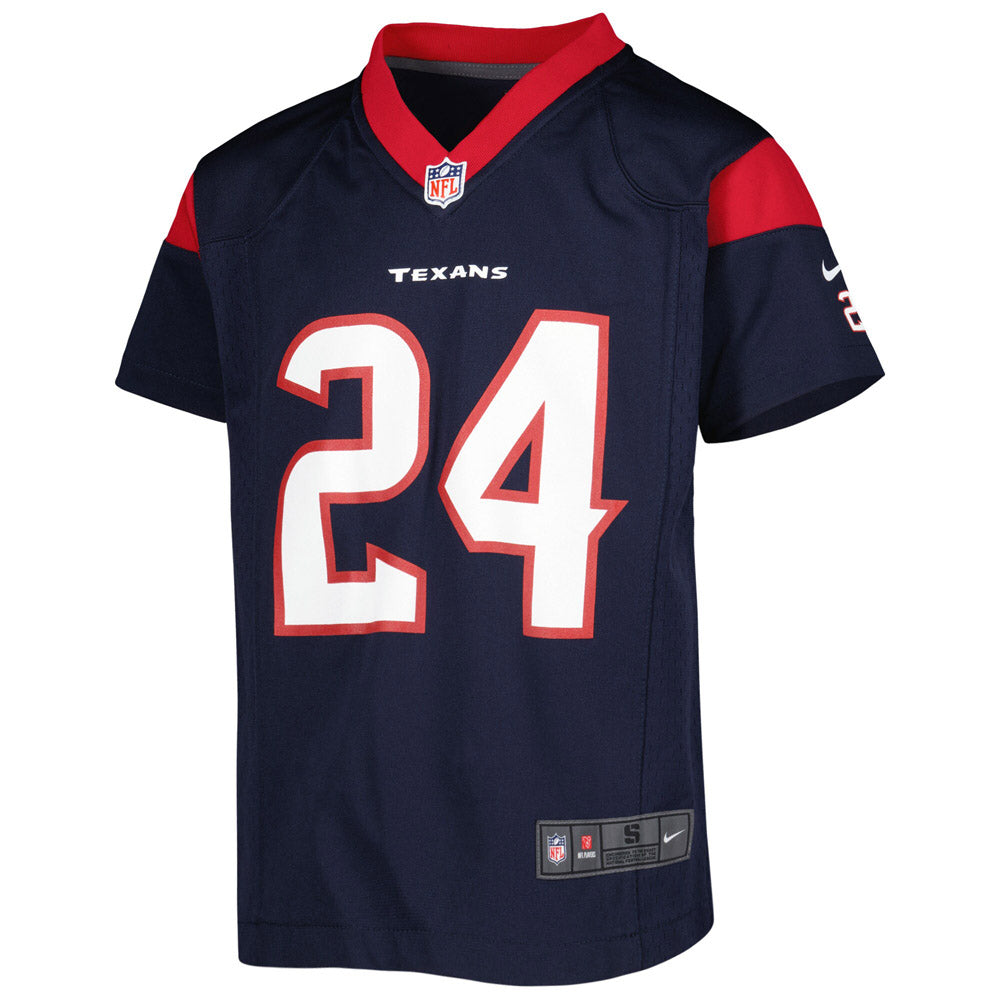 Youth Houston Texans Derek Stingley Jr. Game Jersey Navy - vstockx