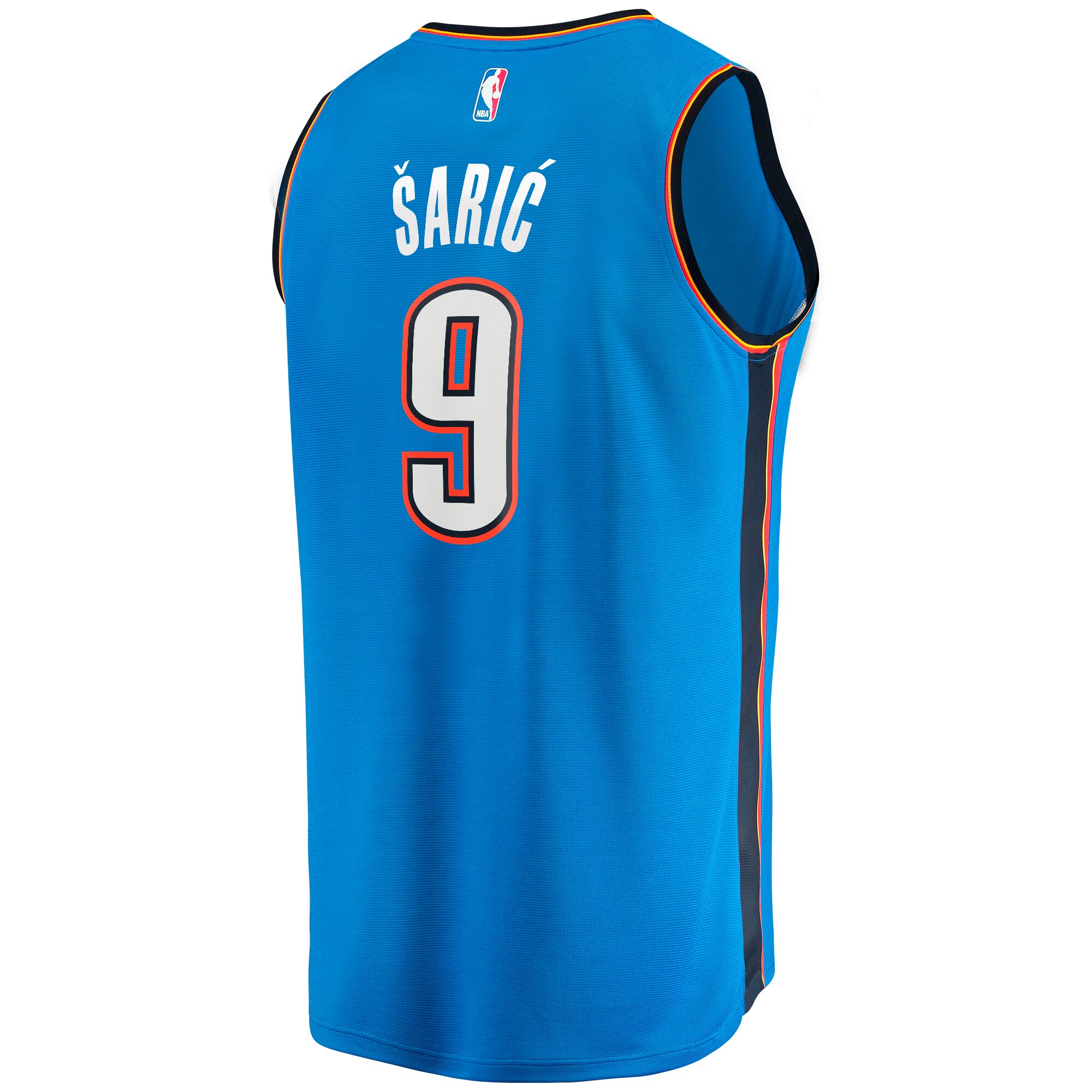 Dario Saric Oklahoma City Thunder Fanatics Branded Fast Break Player Jersey - Icon Edition - Blue - vstockx