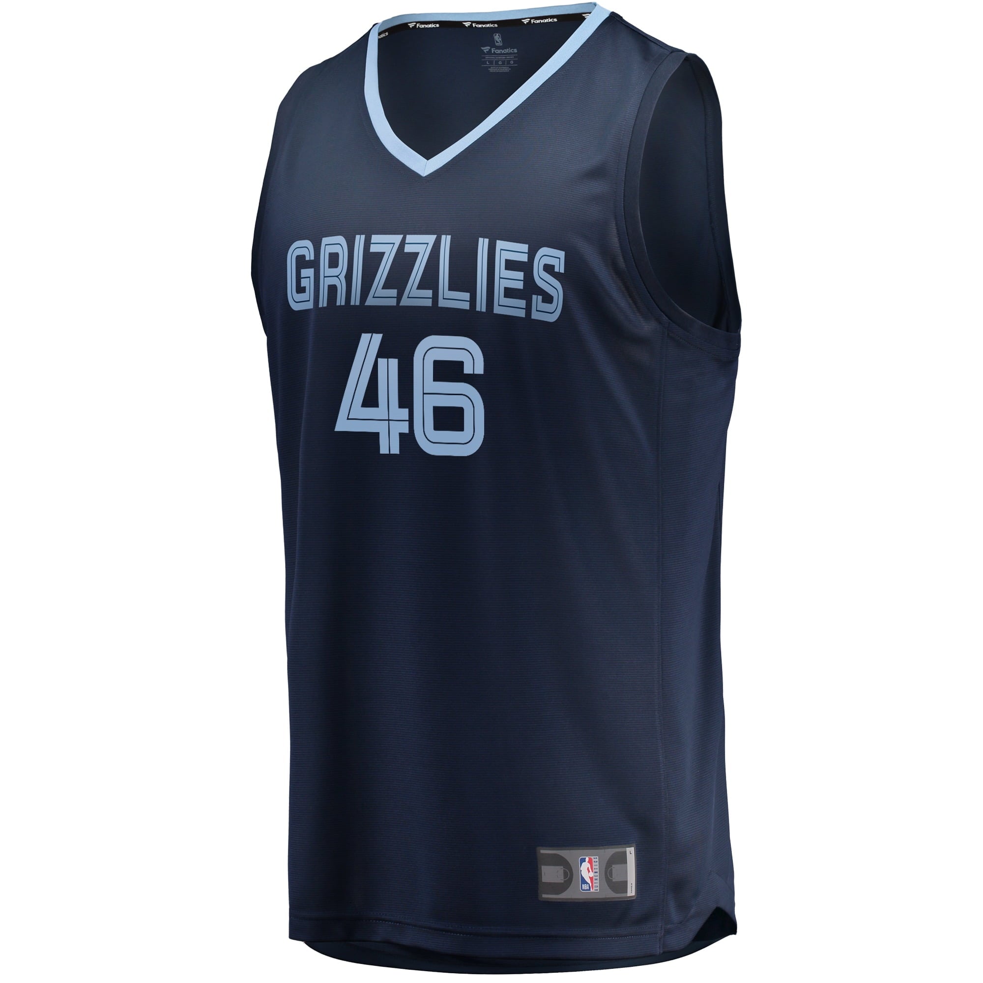 Men's Fanatics Branded John Konchar Navy Memphis Grizzlies Fast Break Replica Jersey - Icon Edition - vstockx