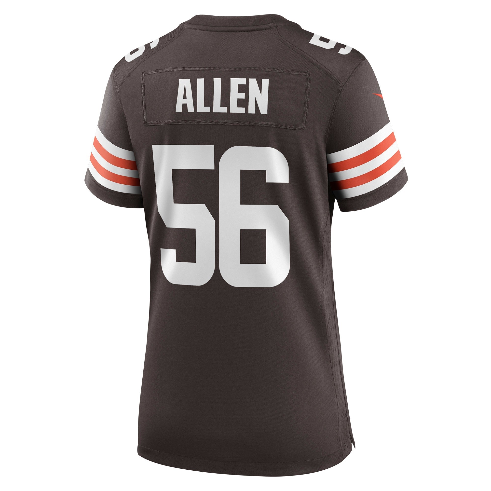 Women's Nike Dakota Allen Brown Cleveland Browns Game Player Jersey - vstockx