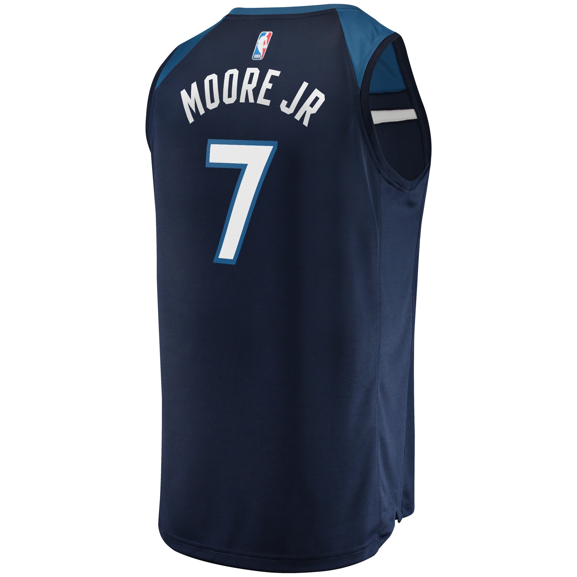 Men's Fanatics Branded Wendell Moore Jr. Navy Minnesota Timberwolves 2022 NBA Draft First Round Pick Fast Break Replica - vstockx