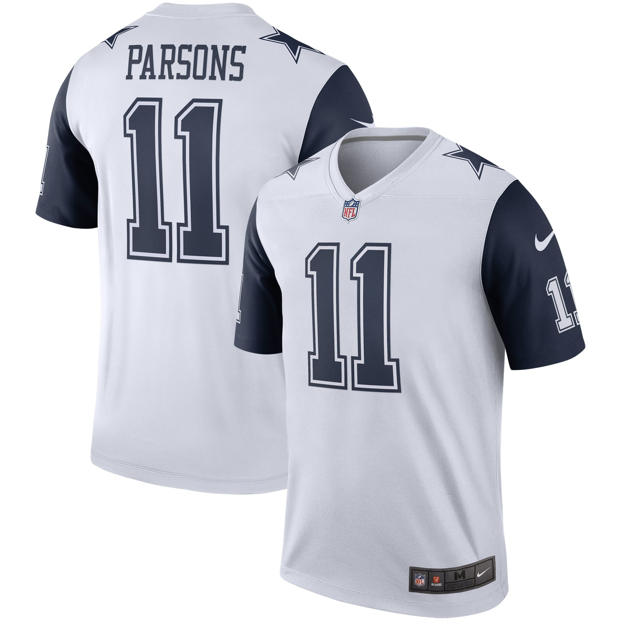 Men's Nike Micah Parsons White Dallas Cowboys Alternate Legend Jersey - vstockx