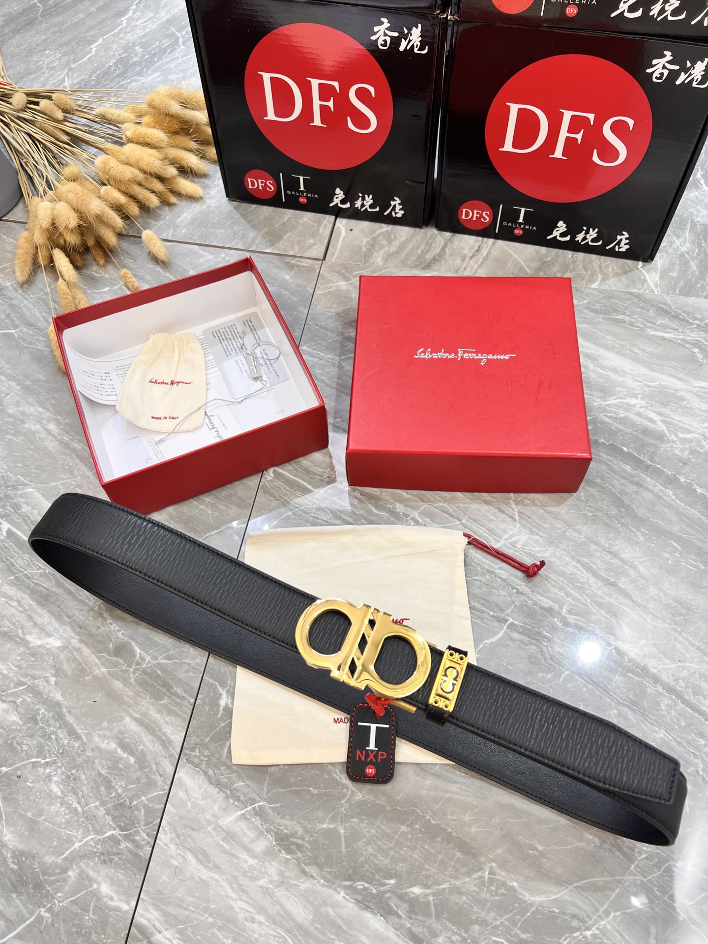Streetwear Belt Ferragamo 319869 size:3.5cm - vstockx