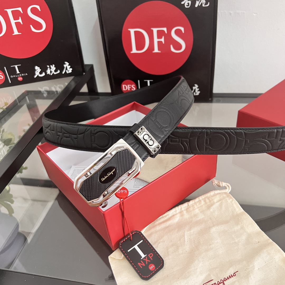 Streetwear Belt Ferragamo 320229 size:3.5cm - vstockx