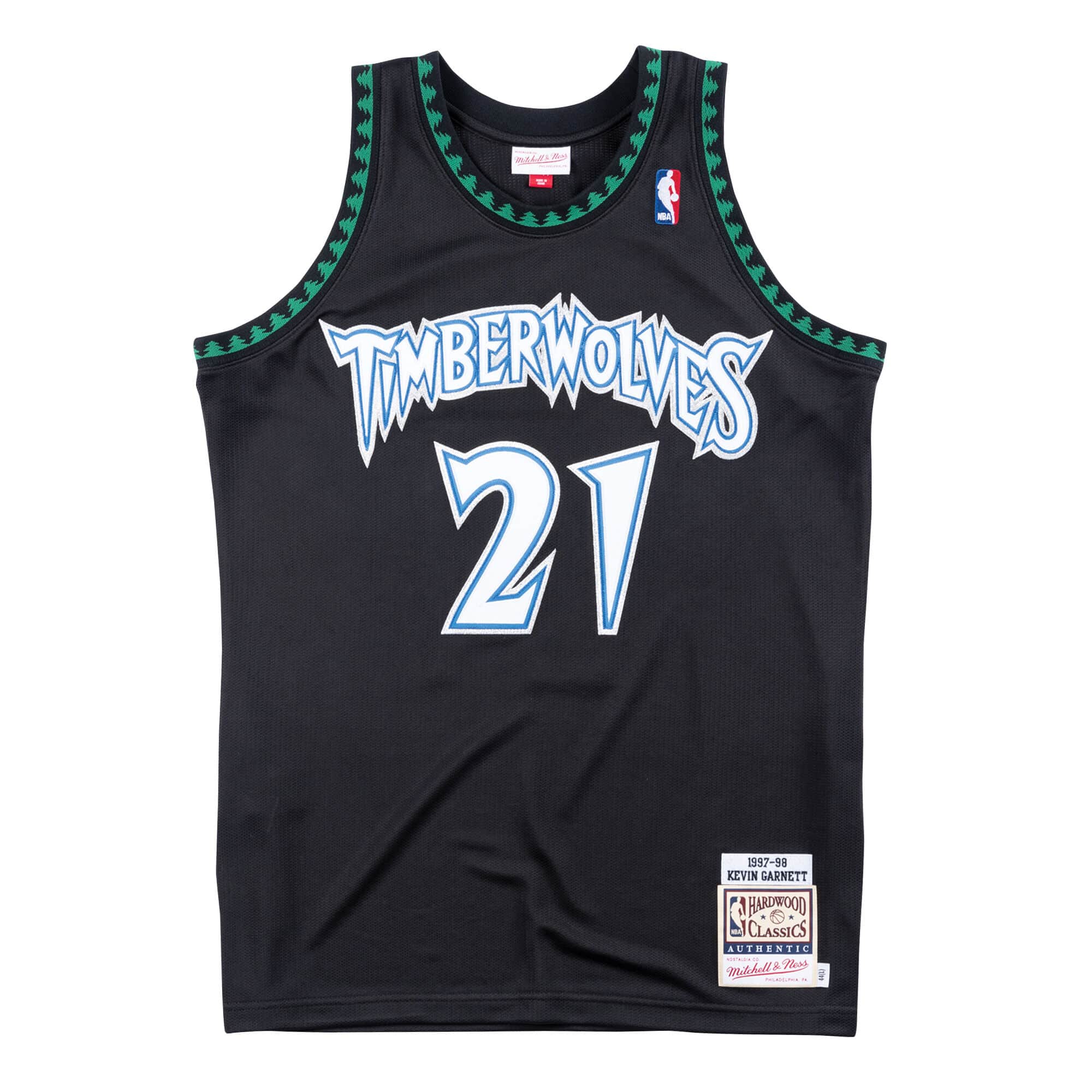 Authentic Jersey Minnesota Timberwolves Alternate 1997-98 Kevin Garnett - vstockx