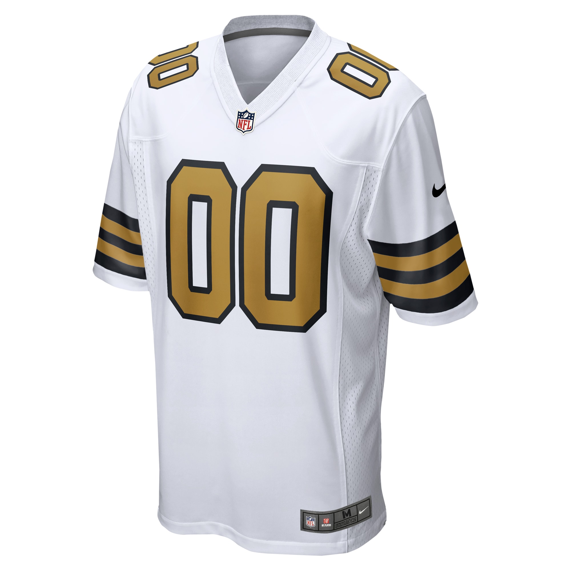 New Orleans Saints Nike Alternate Custom Game Jersey - White - vstockx