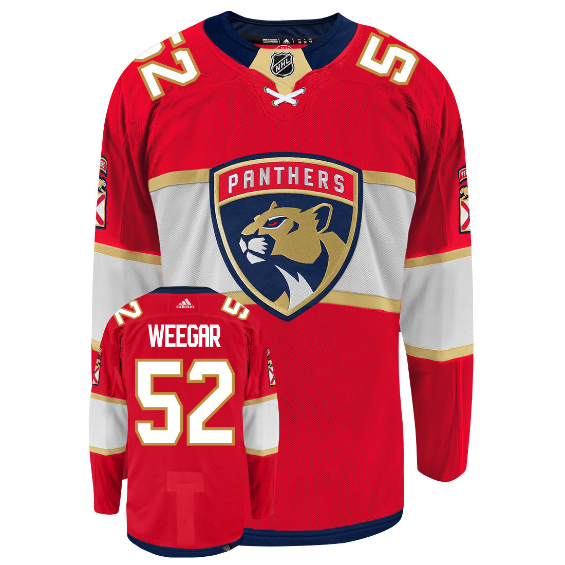 Mackenzie Weegar Florida Panthers Adidas Primegreen Authentic NHL Hockey Jersey - vstockx
