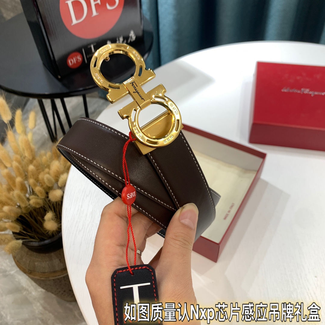 Streetwear Belt Ferragamo 319437 size:3.5cm - vstockx