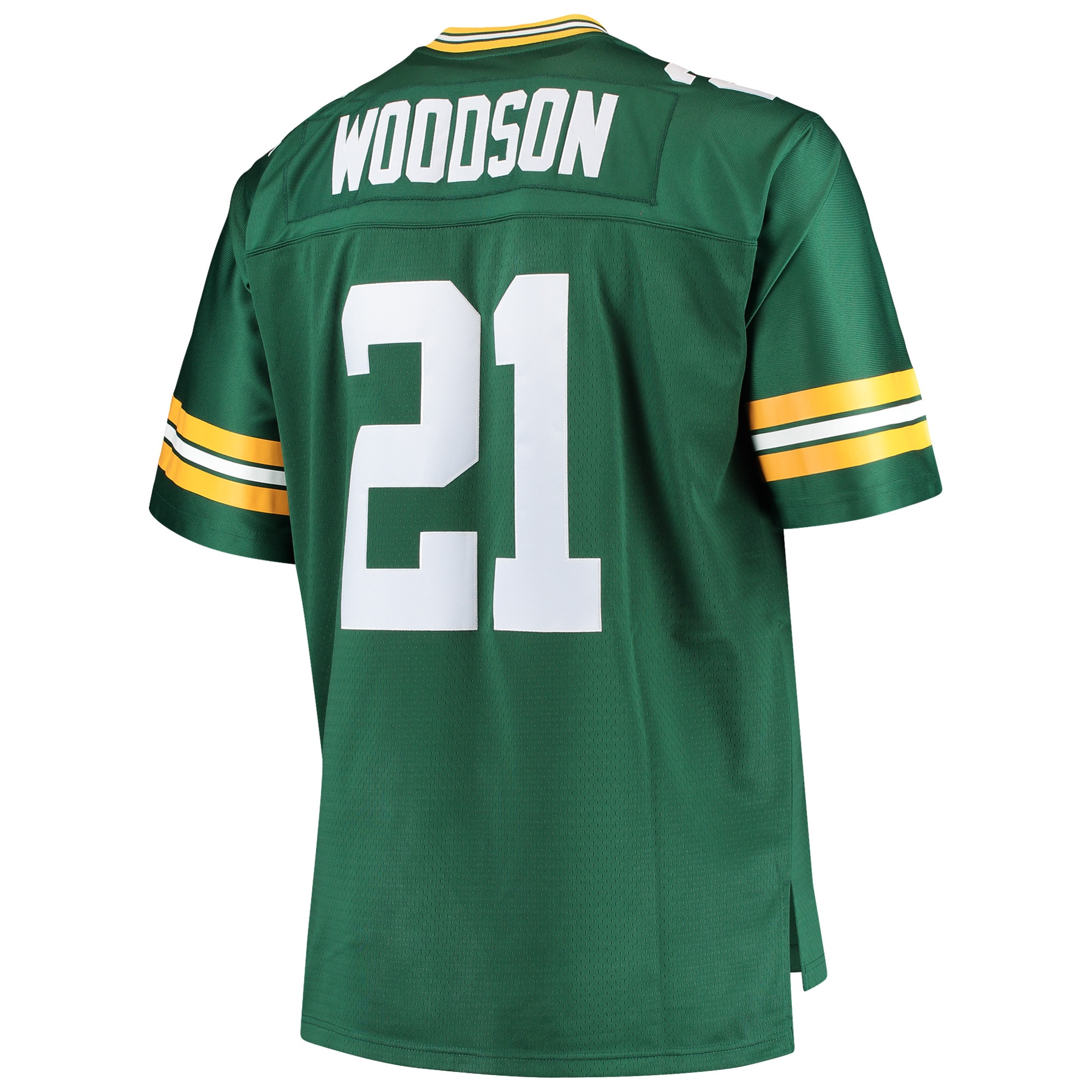 Charles Woodson Green Bay Packers Mitchell & Ness Big & Tall 2010 Retired Player Replica Jersey - Green - vstockx