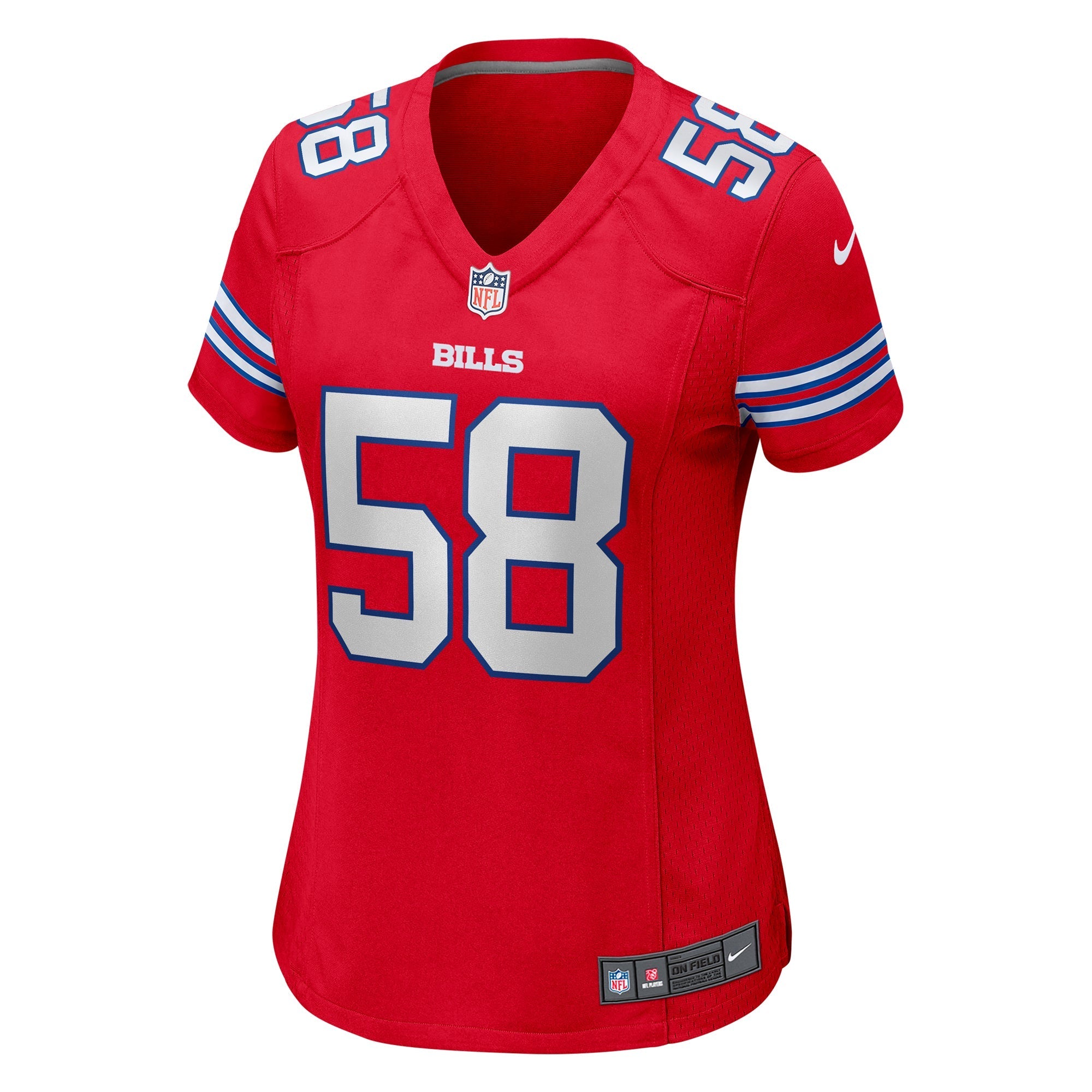 Women's Nike Matt Milano Red Buffalo Bills Alternate Game Jersey - vstockx