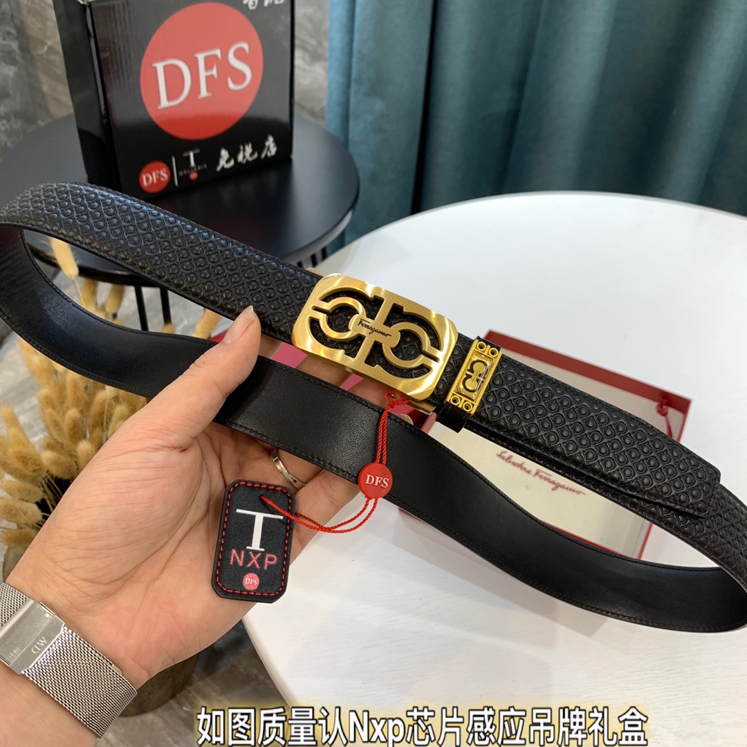 Streetwear Belt Ferragamo 319759 size:3.5cm - vstockx