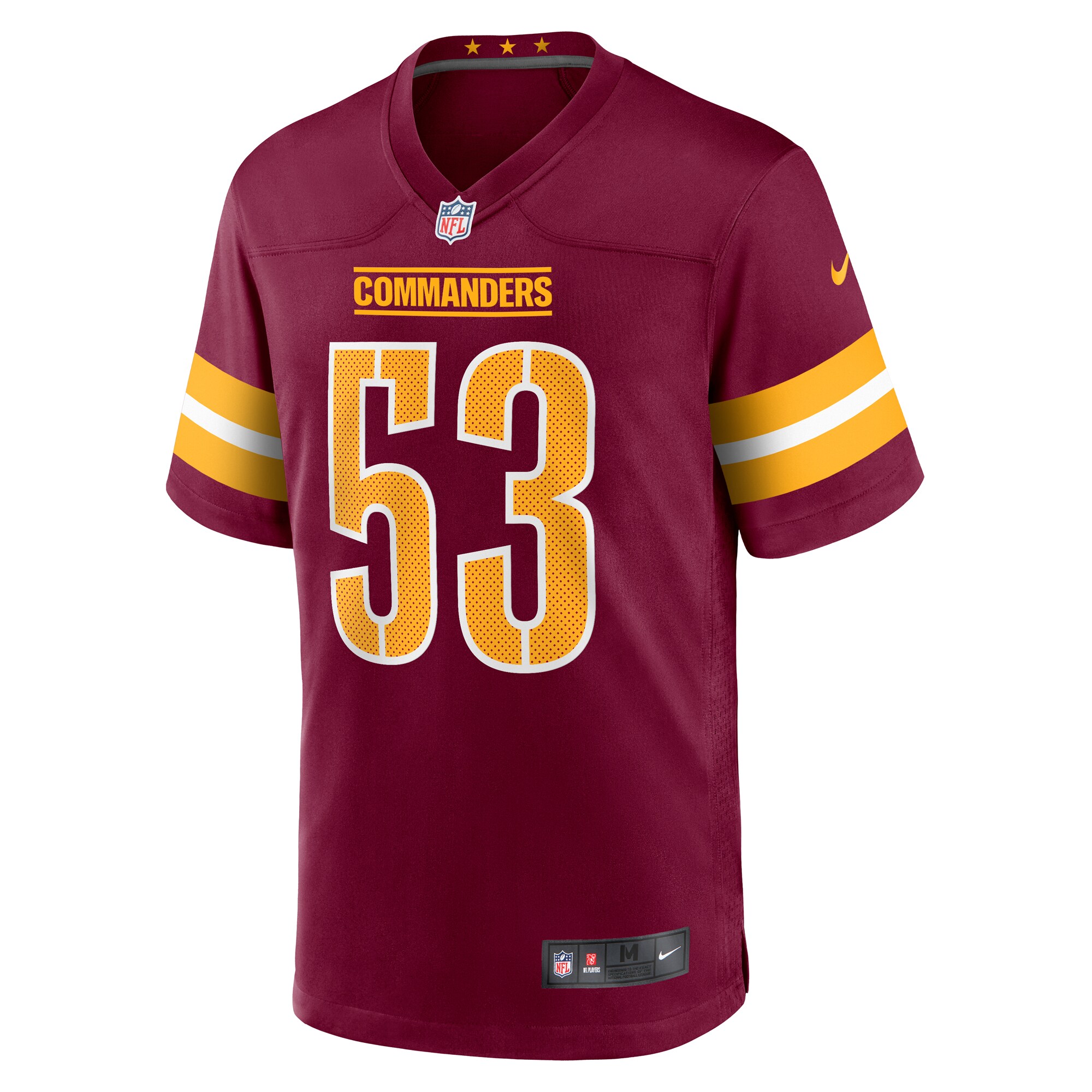 Ricky Stromberg Washington Commanders Nike Team Game Jersey - Burgundy - vstockx