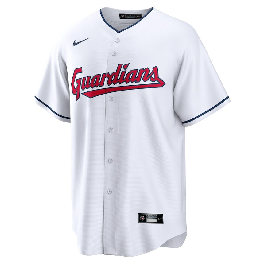 Men's Cleveland Guardians White Home Replica Jersey - vstockx