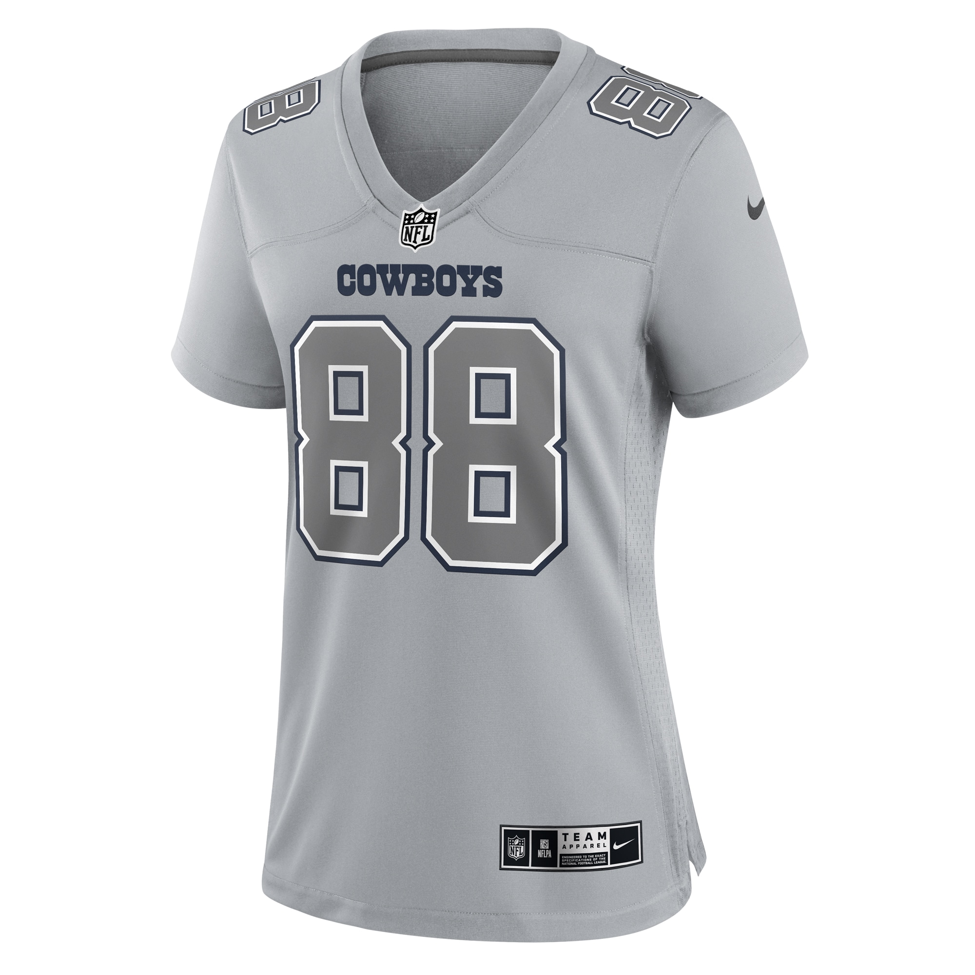 CeeDee Lamb Dallas Cowboys Nike Women's Atmosphere Fashion Game Jersey - Gray - vstockx