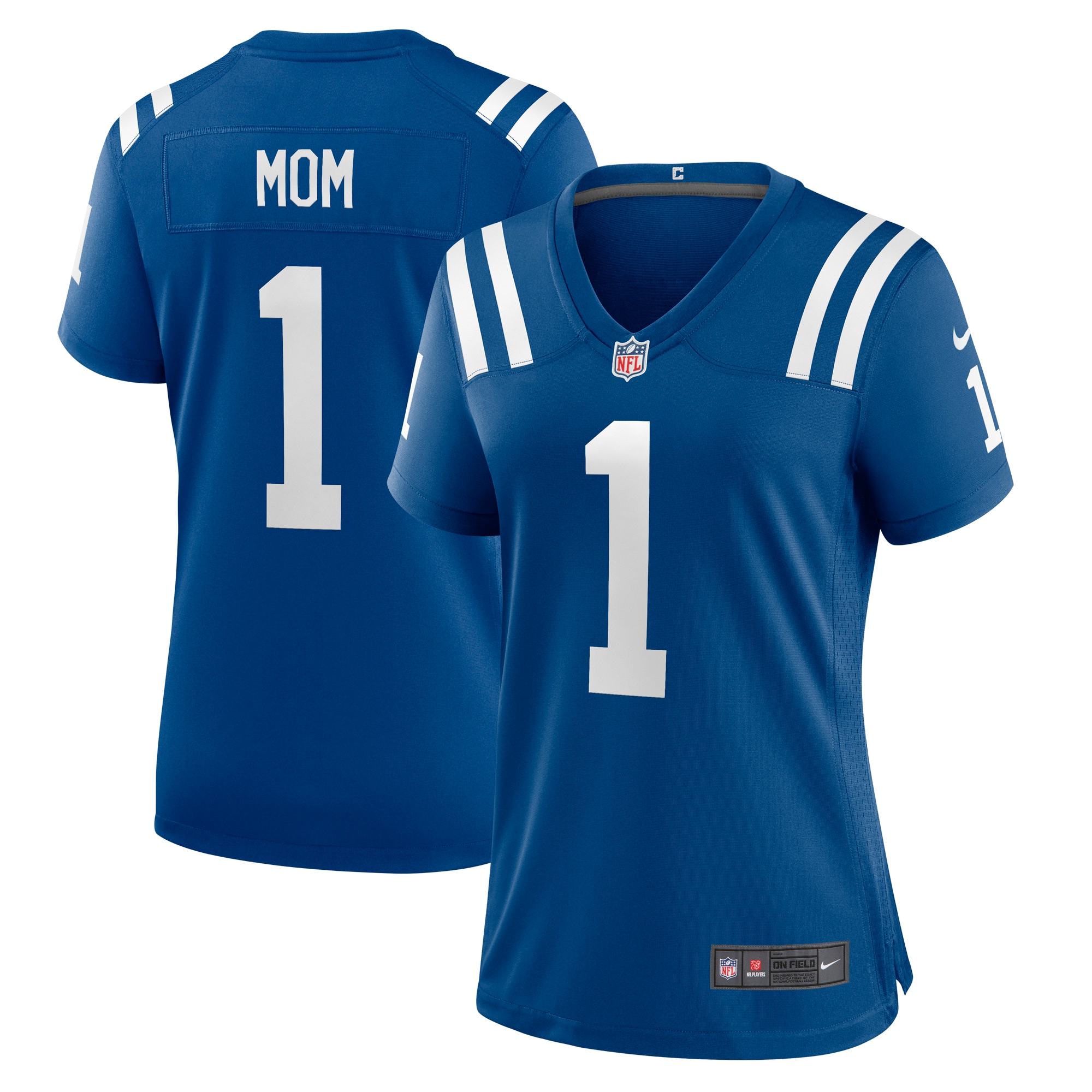 Number 1 Mom Indianapolis Colts Nike Women's Game Jersey - Royal - vstockx
