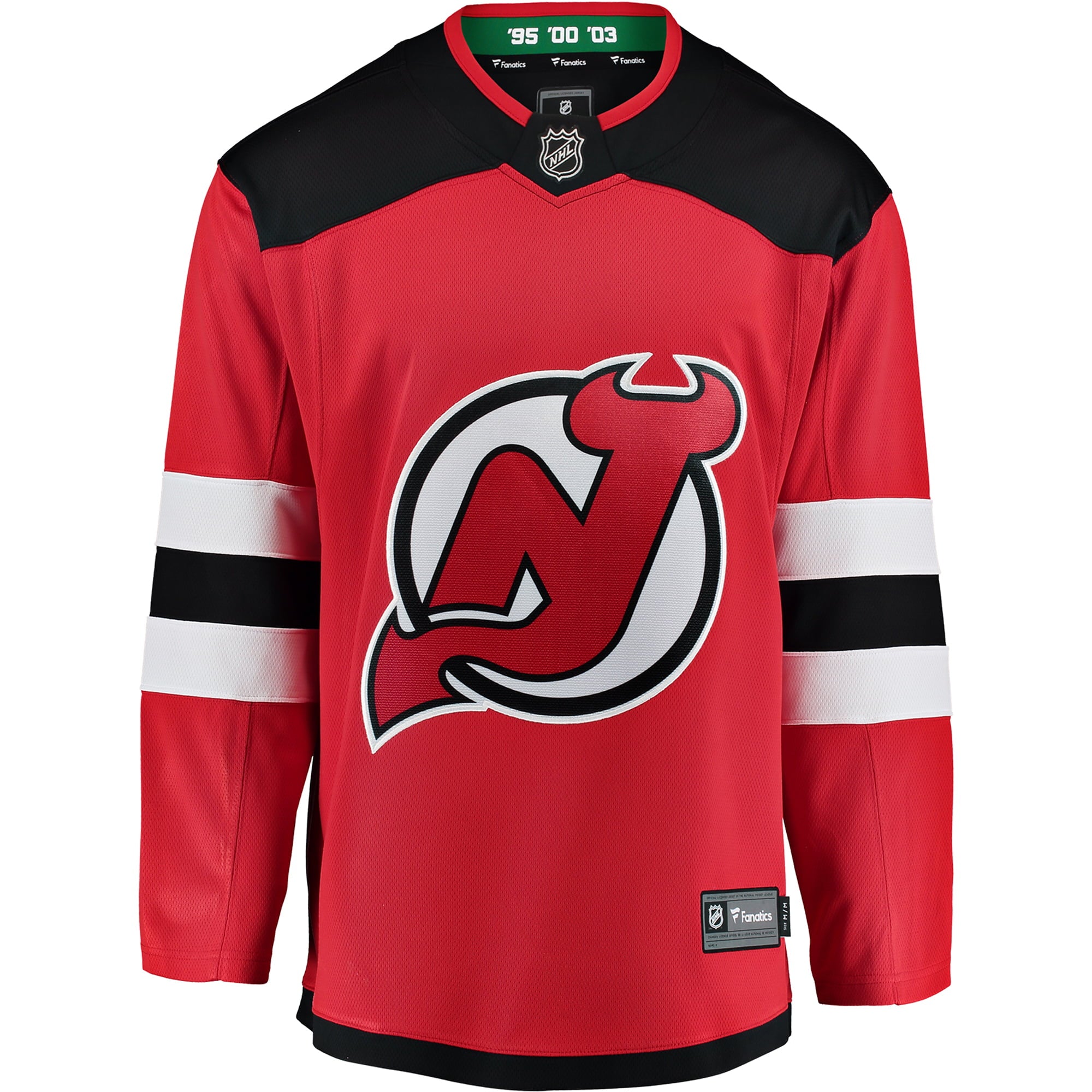 Youth Fanatics Branded Red New Jersey Devils Breakaway Home Jersey - vstockx