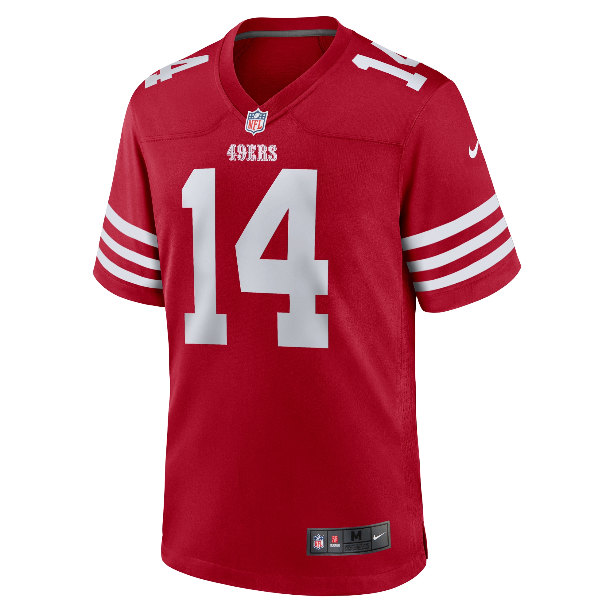 Sam Darnold San Francisco 49ers Nike Game Player Jersey - Scarlet - vstockx