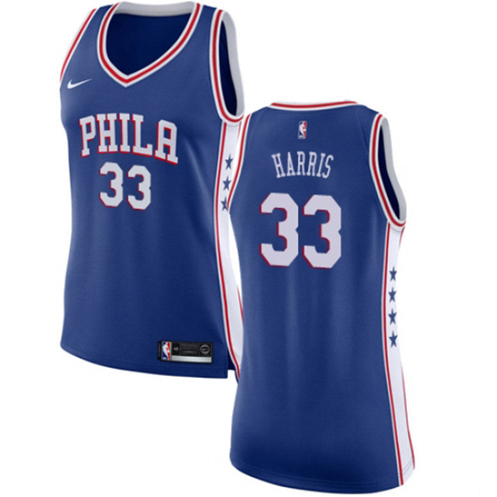 Women's Philadelphia 76ers Tobias Harris Icon Edition Jersey - Blue - vstockx