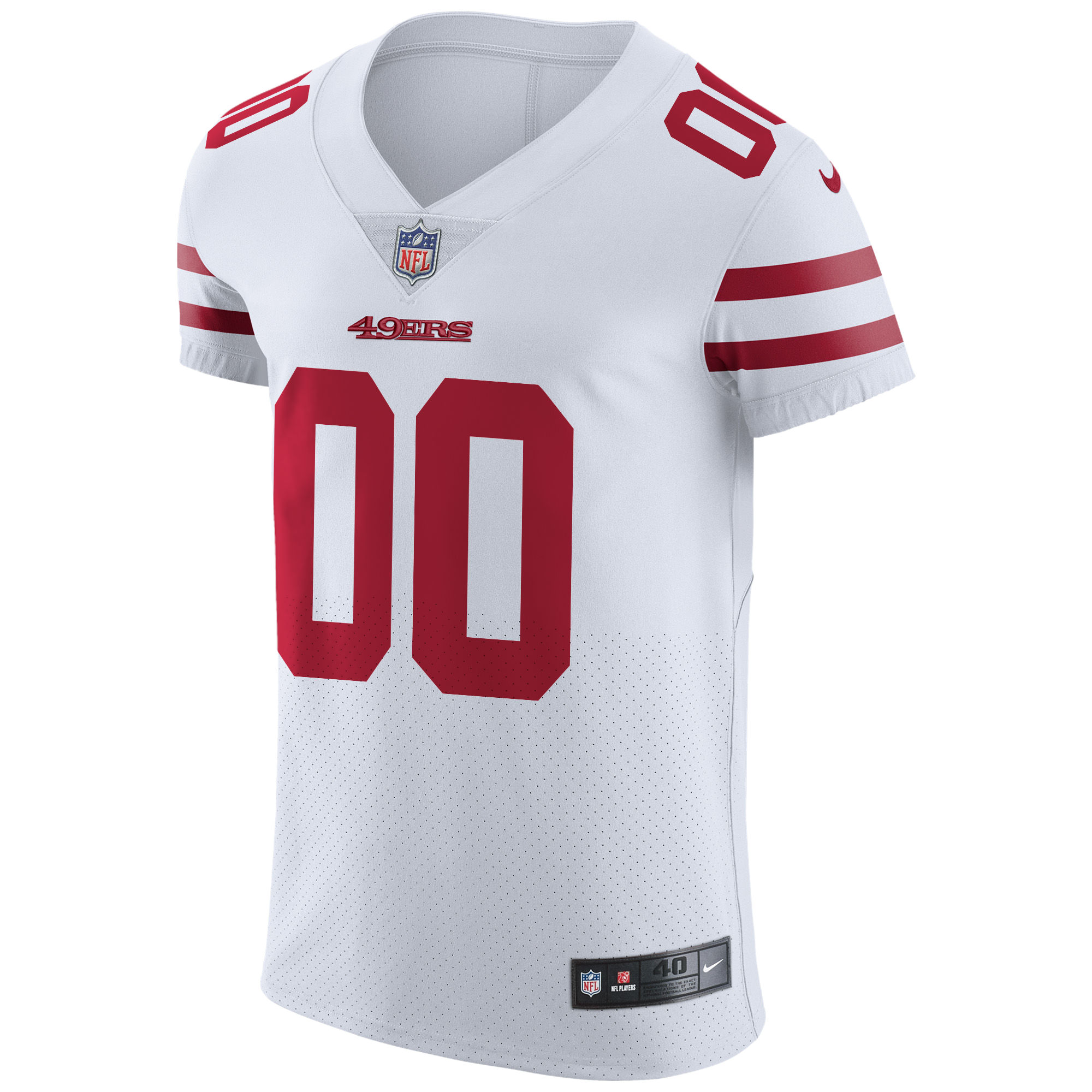 San Francisco 49ers Nike Vapor Untouchable Elite Custom Jersey - White - vstockx
