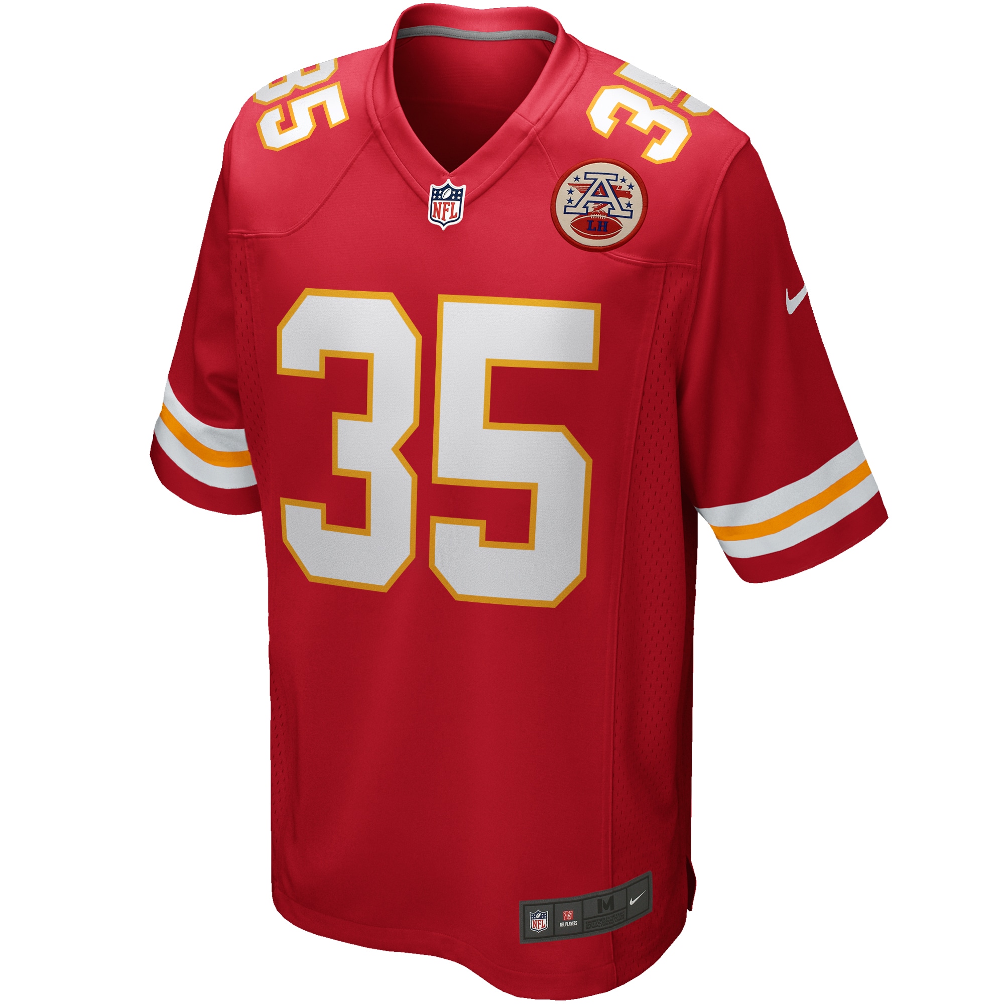 Christian Okoye Kansas City Chiefs Nike Game Retired Player Jersey - Red - vstockx