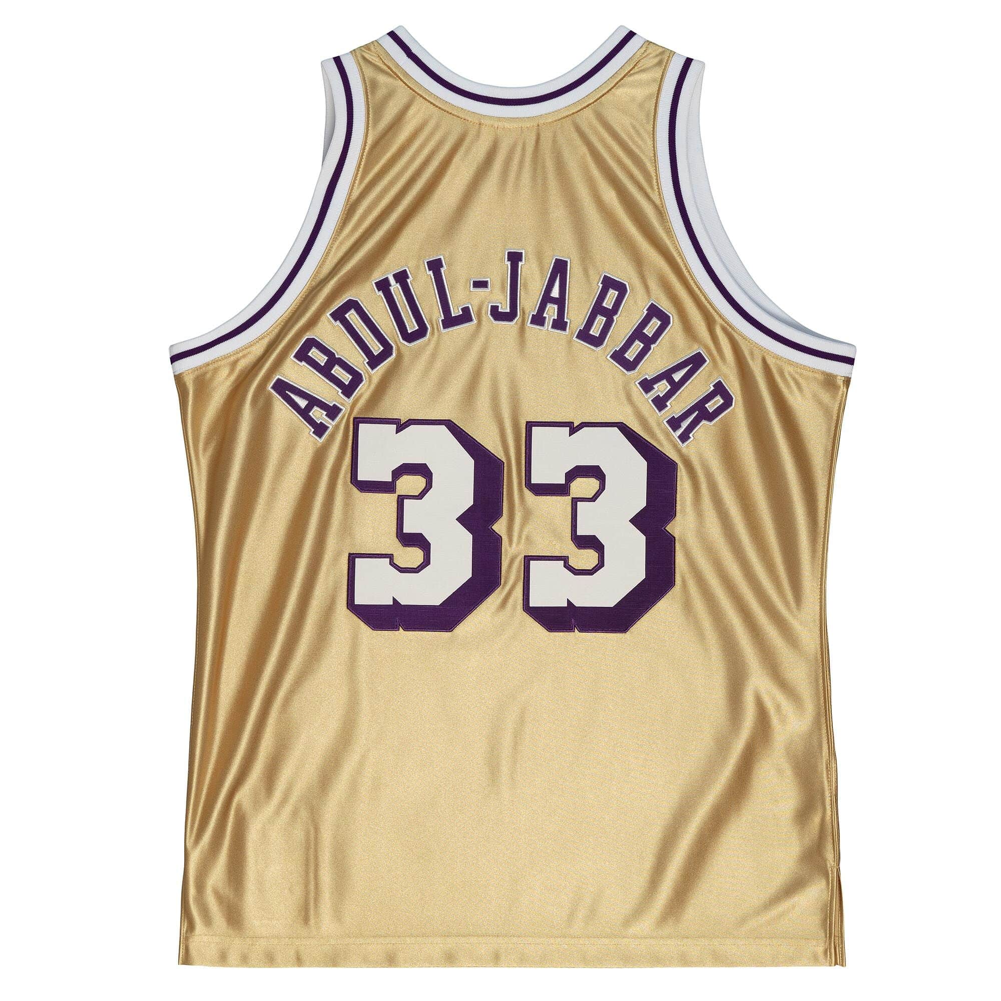 75th Gold Swingman Kareem Abdul-Jabbar Los Angeles Lakers 1983 Jersey - vstockx