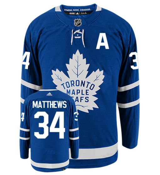 Auston Matthews Toronto Maple Leafs Adidas Primegreen Authentic NHL Hockey Jersey - vstockx
