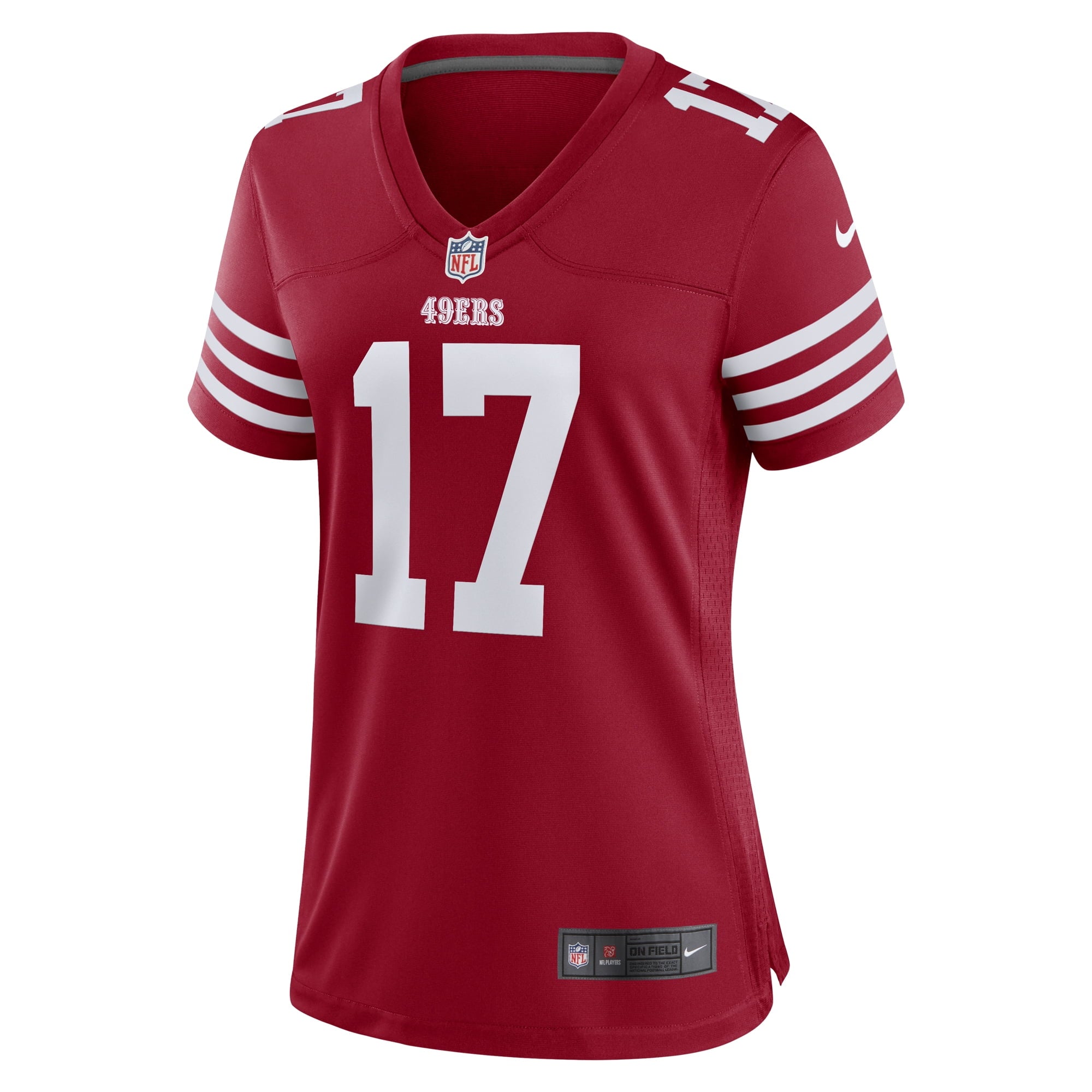 Women's Nike Chris Conley Scarlet San Francisco 49ers Game Jersey - vstockx
