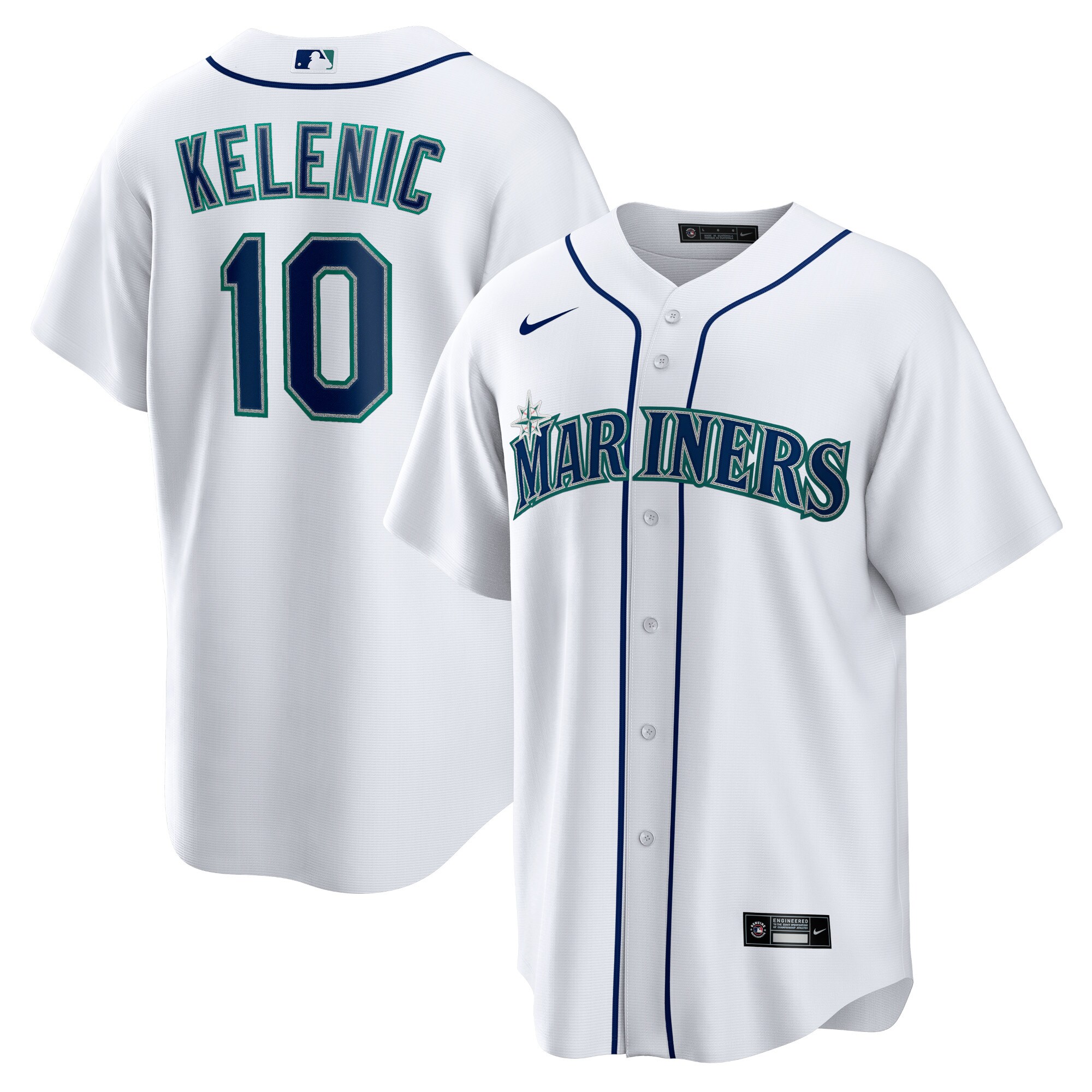 Jarred Kelenic Seattle Mariners Nike Home Replica Jersey - White - vstockx