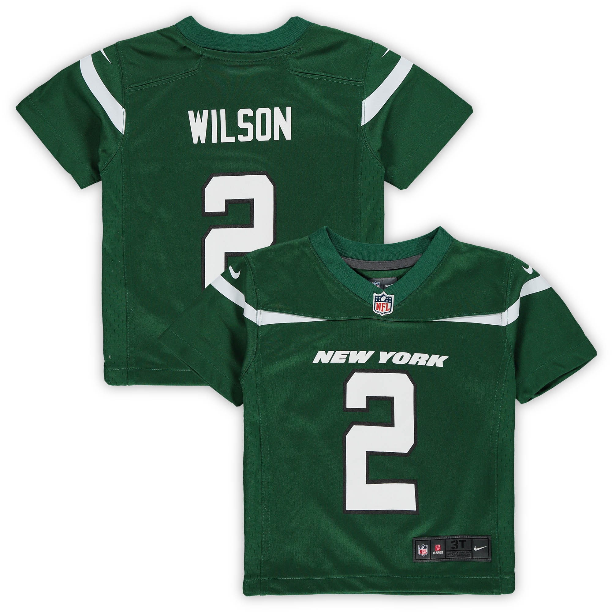 Zach Wilson New York Jets Nike Toddler Game Jersey - Green - vstockx