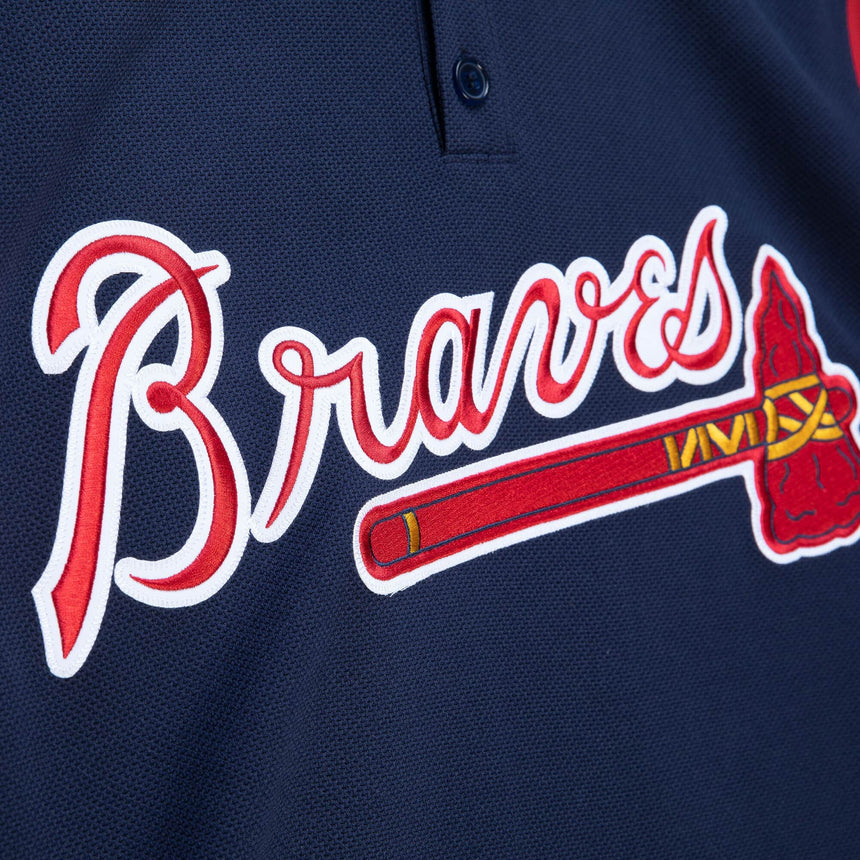 Men's Atlanta Braves Greg Maddux 2003 Mitchell & Ness Navy Cooperstown Batting Practice Jersey - vstockx