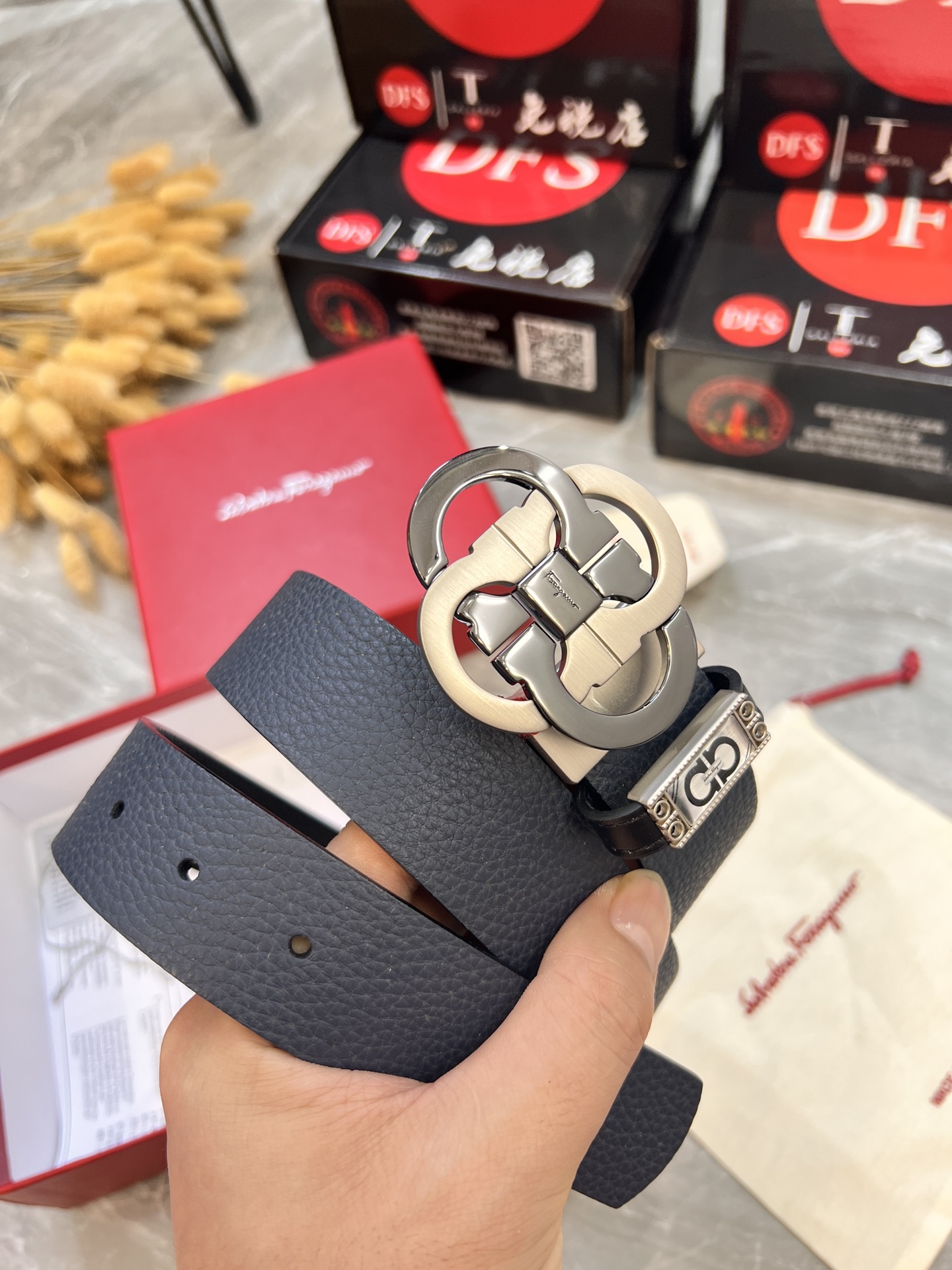 Streetwear Belt Ferragamo 319902 size:3.5cm - vstockx