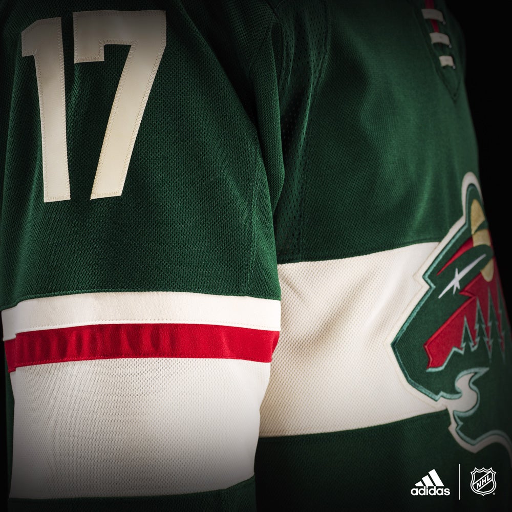 Minnesota Wild Adidas Authentic Home NHL Hockey Jersey - vstockx